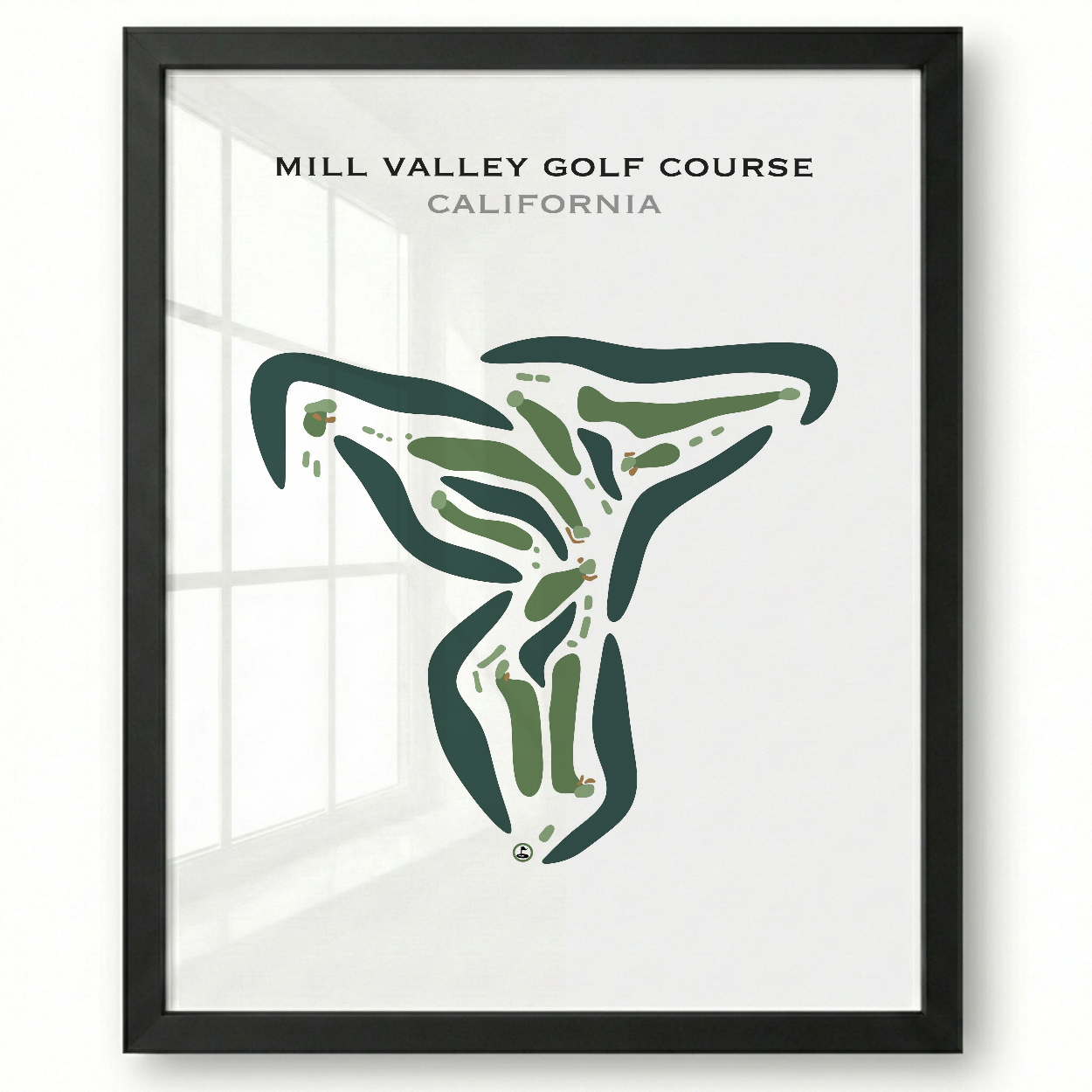 Mill Valley Golf Course, California - Printed Golf Courses