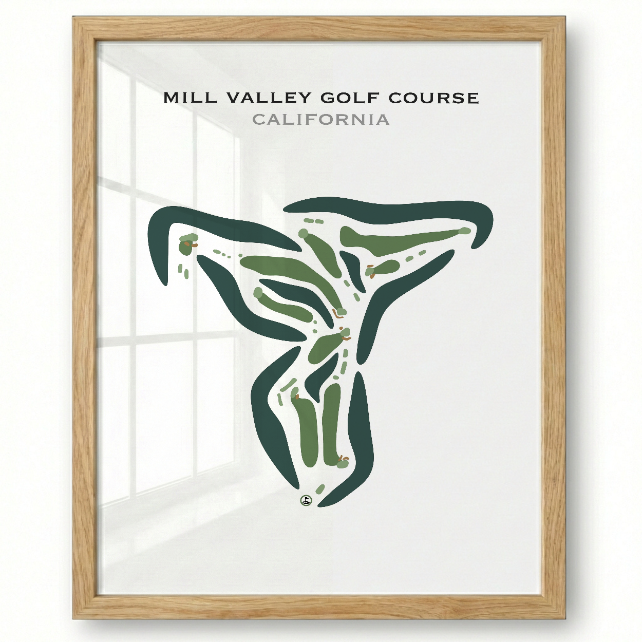 Mill Valley Golf Course, California - Printed Golf Courses