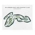 Millbrook Golf & Country Club, Mississippi - Printed Golf Courses