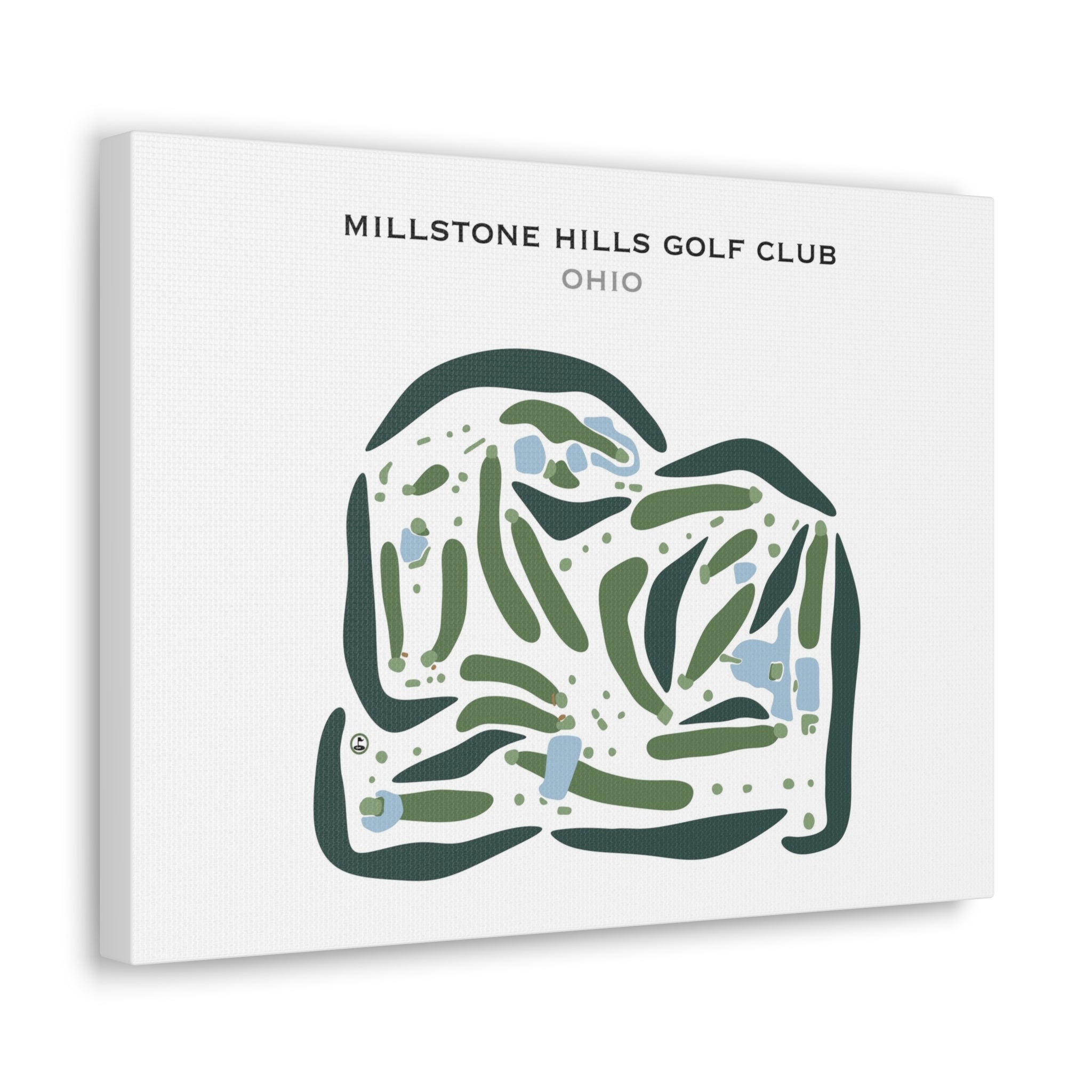 Millstone Hills Golf Club, Ohio - Printed Golf Courses