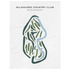 Milwaukee Country Club, Wisconsin - Printed Golf Courses