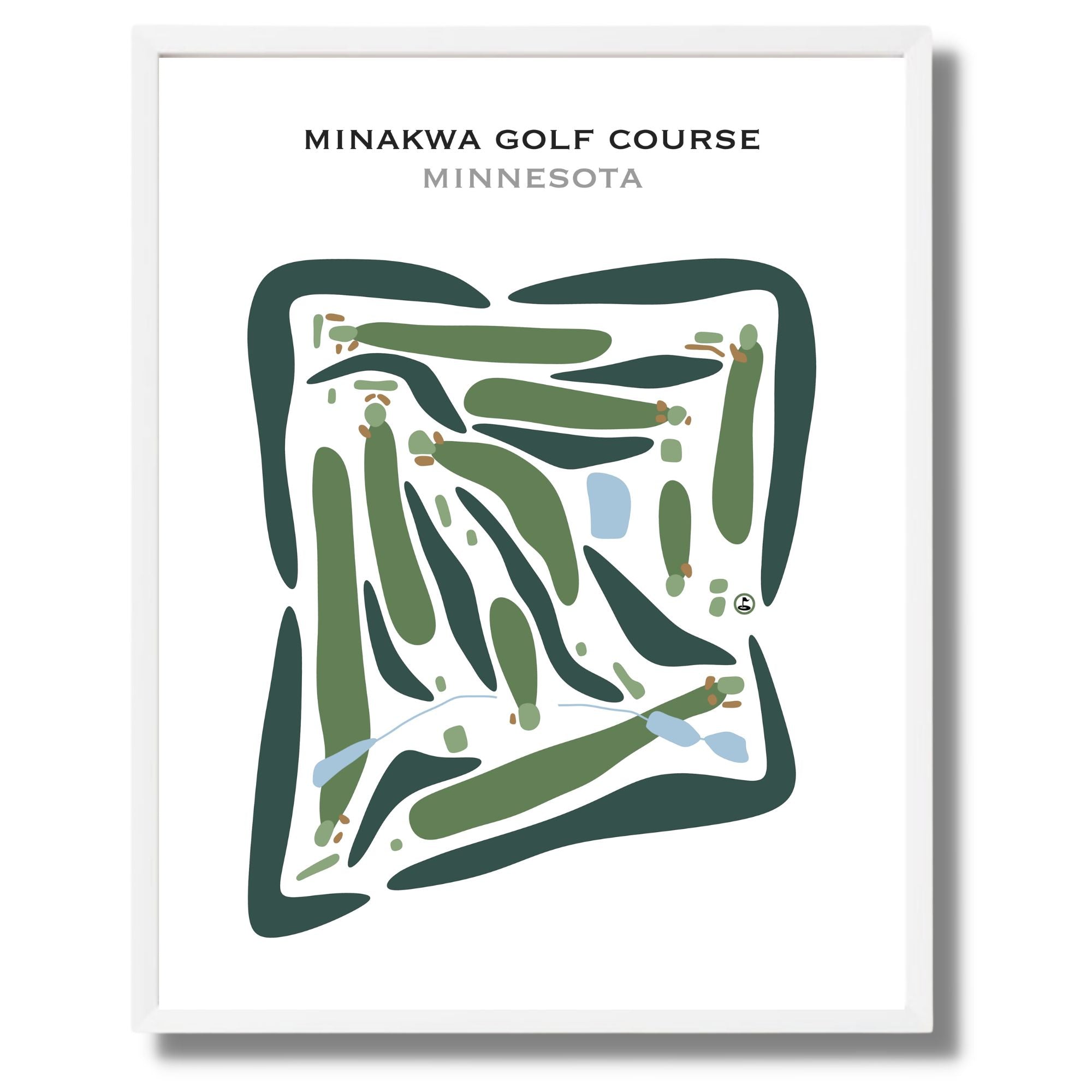 Minakwa Golf Course, Minnesota - Printed Golf Courses