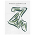Mineola Country Club, Texas - Printed Golf Course