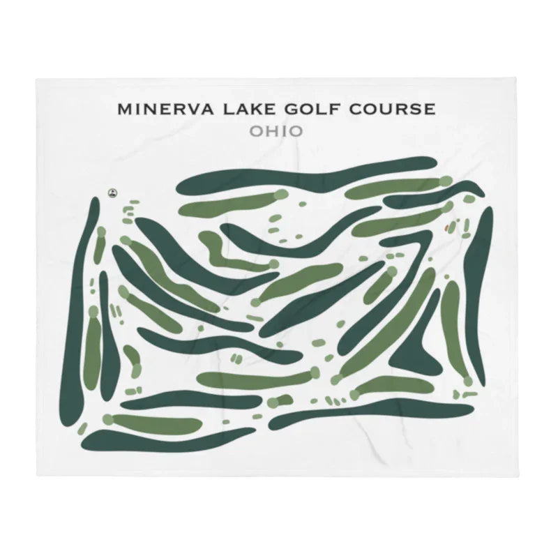 Minerva Lake Golf Club, Ohio - Printed Golf Course