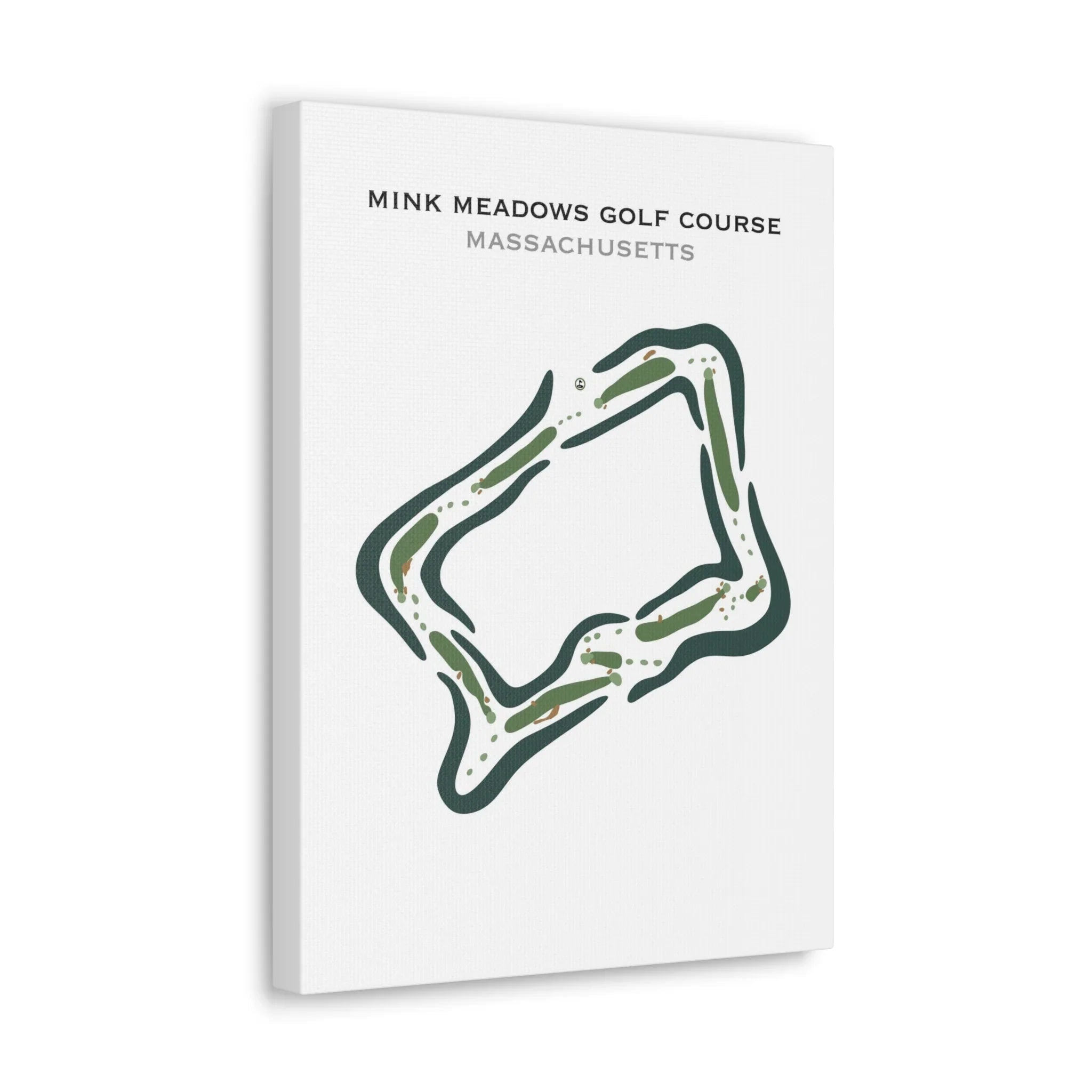 Mink Meadows Golf Course, Massachusetts - Printed Golf Courses