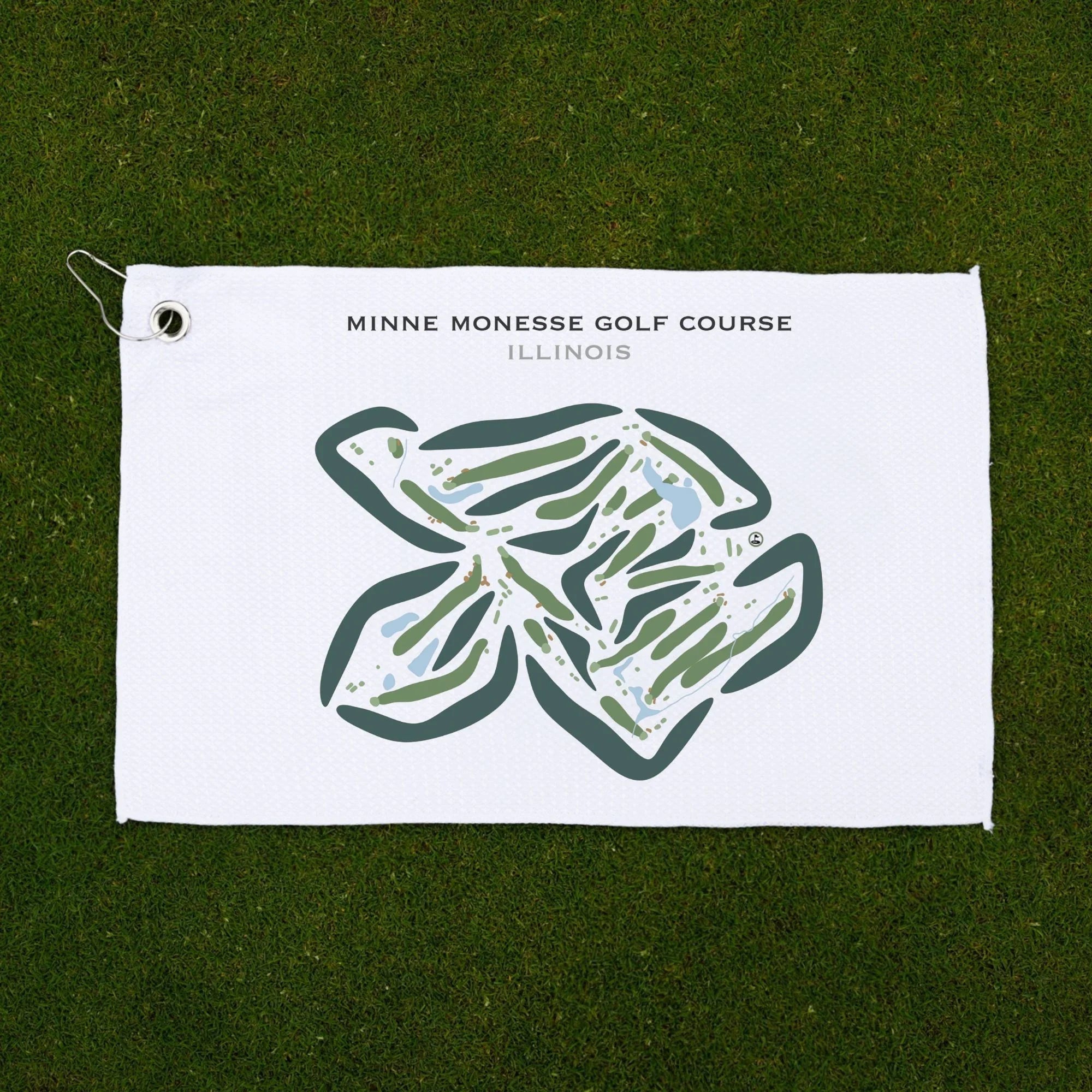 Minne Monesse Golf Course, Illinois - Printed Golf Courses
