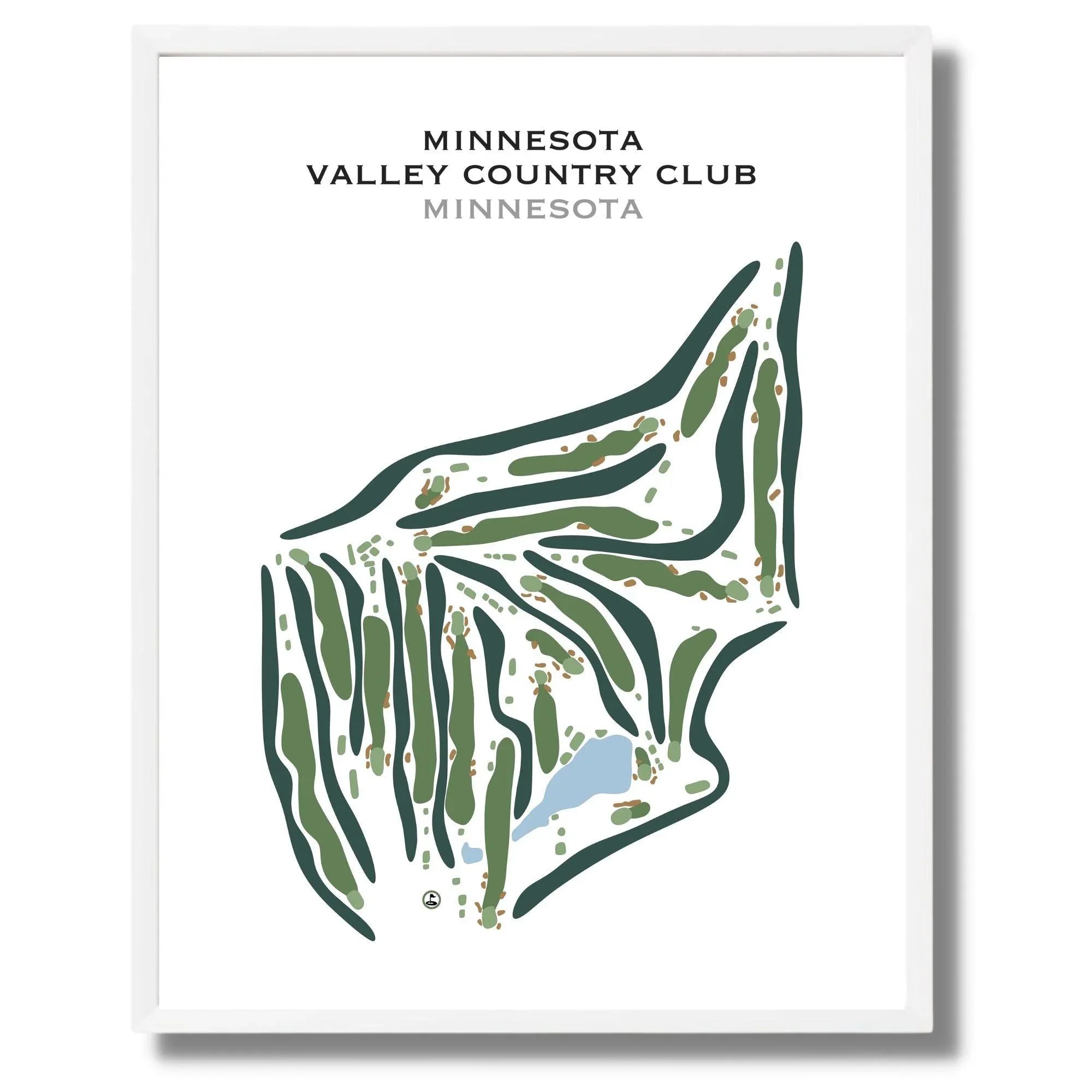 Minnesota Valley Country Club, Minnesota - Printed Golf Course