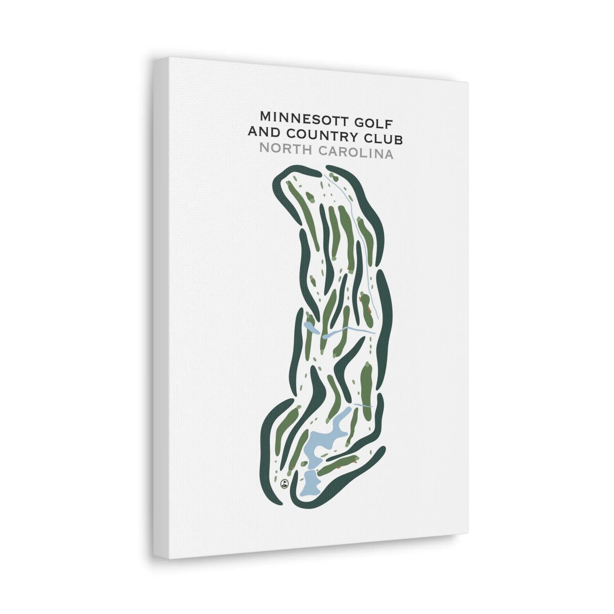 Minnesott Golf and Country Club, North Carolina - Printed Golf Courses