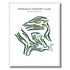 Minocqua Country Club, Wisconsin - Printed Golf Courses
