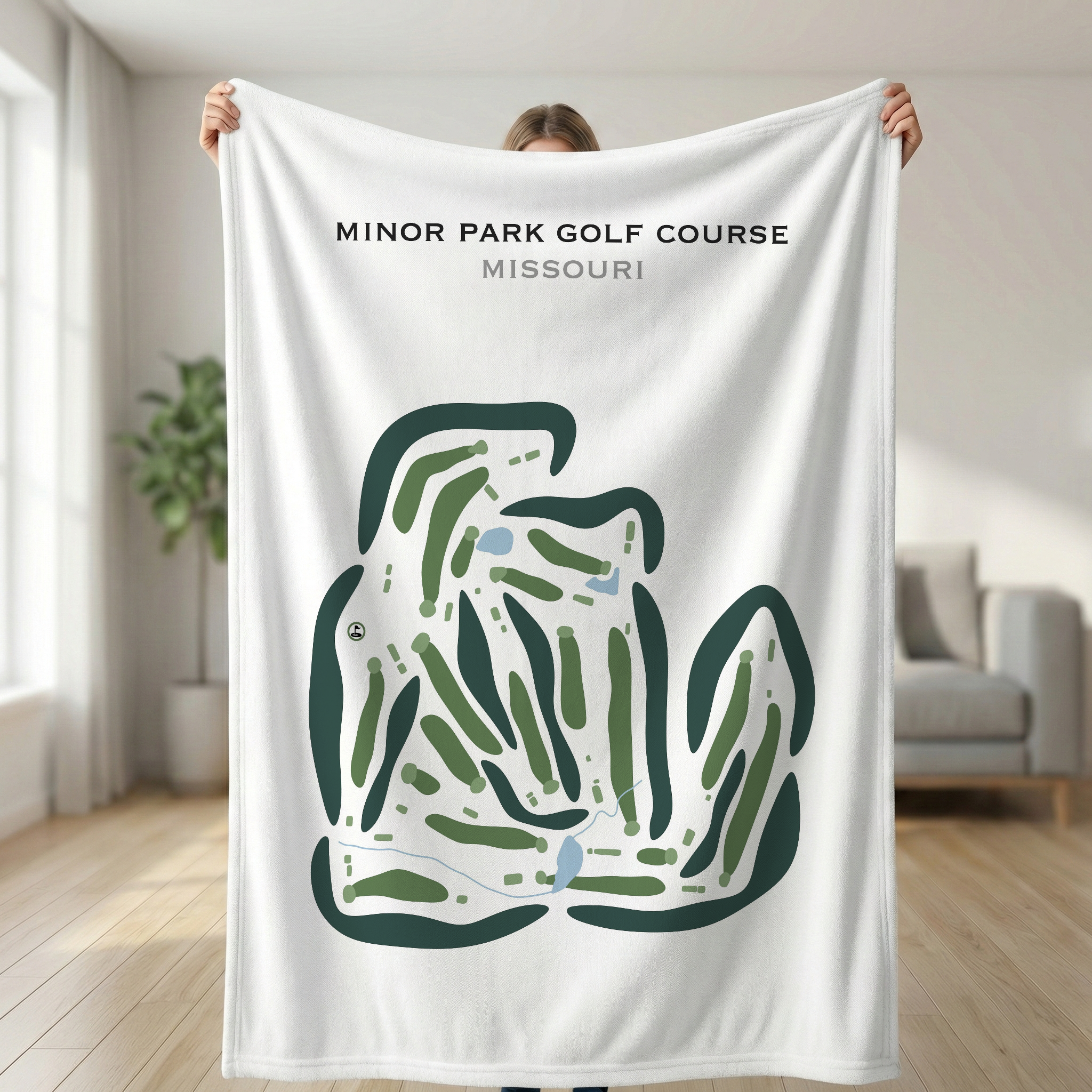 Minor Park Golf Course, Missouri - Printed Golf Courses