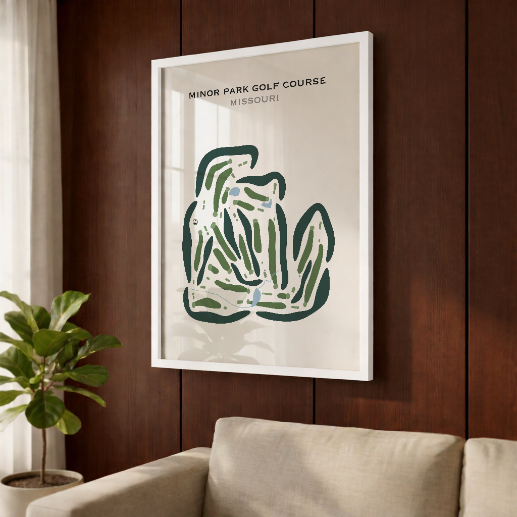 Minor Park Golf Course, Missouri - Printed Golf Courses