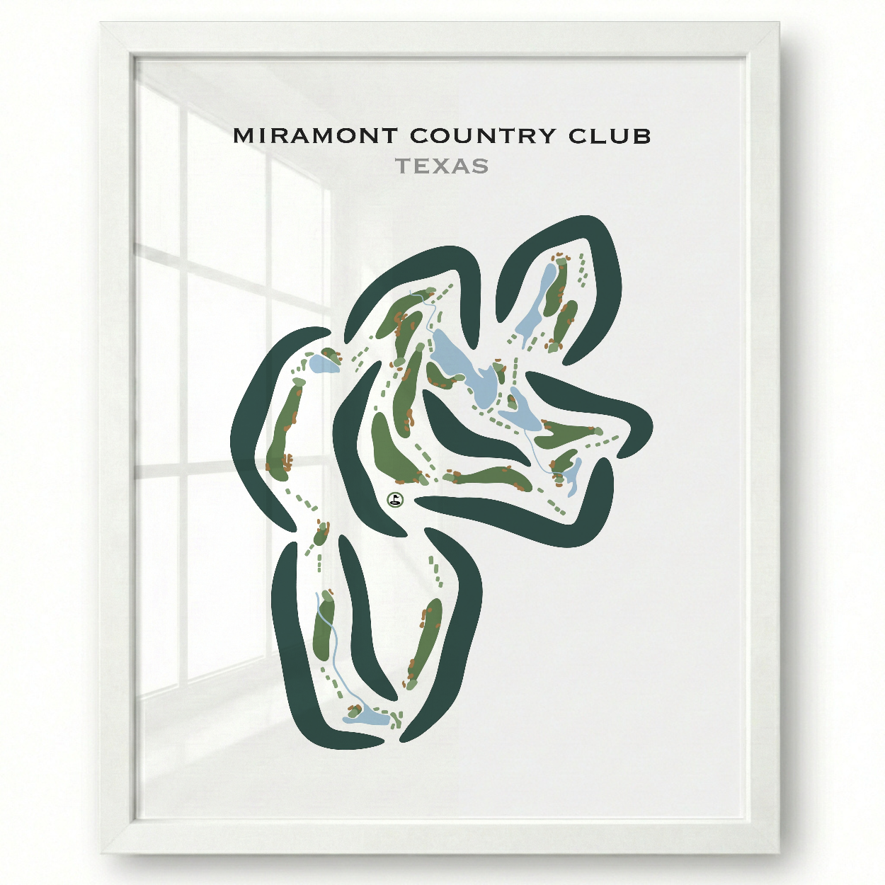 Miramont Country Club, Texas - Printed Golf Courses