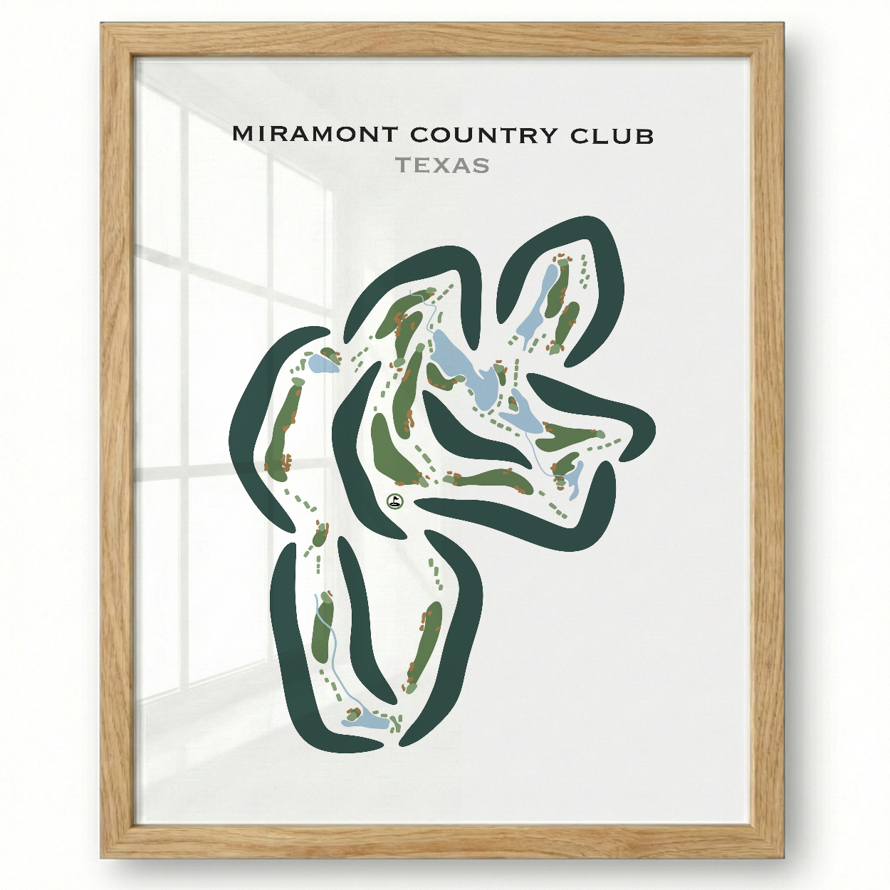 Miramont Country Club, Texas - Printed Golf Courses