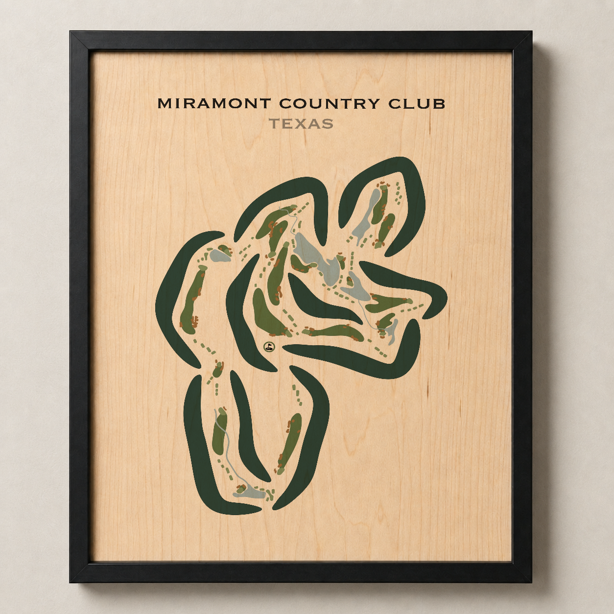 Miramont Country Club, Texas - Printed Golf Courses