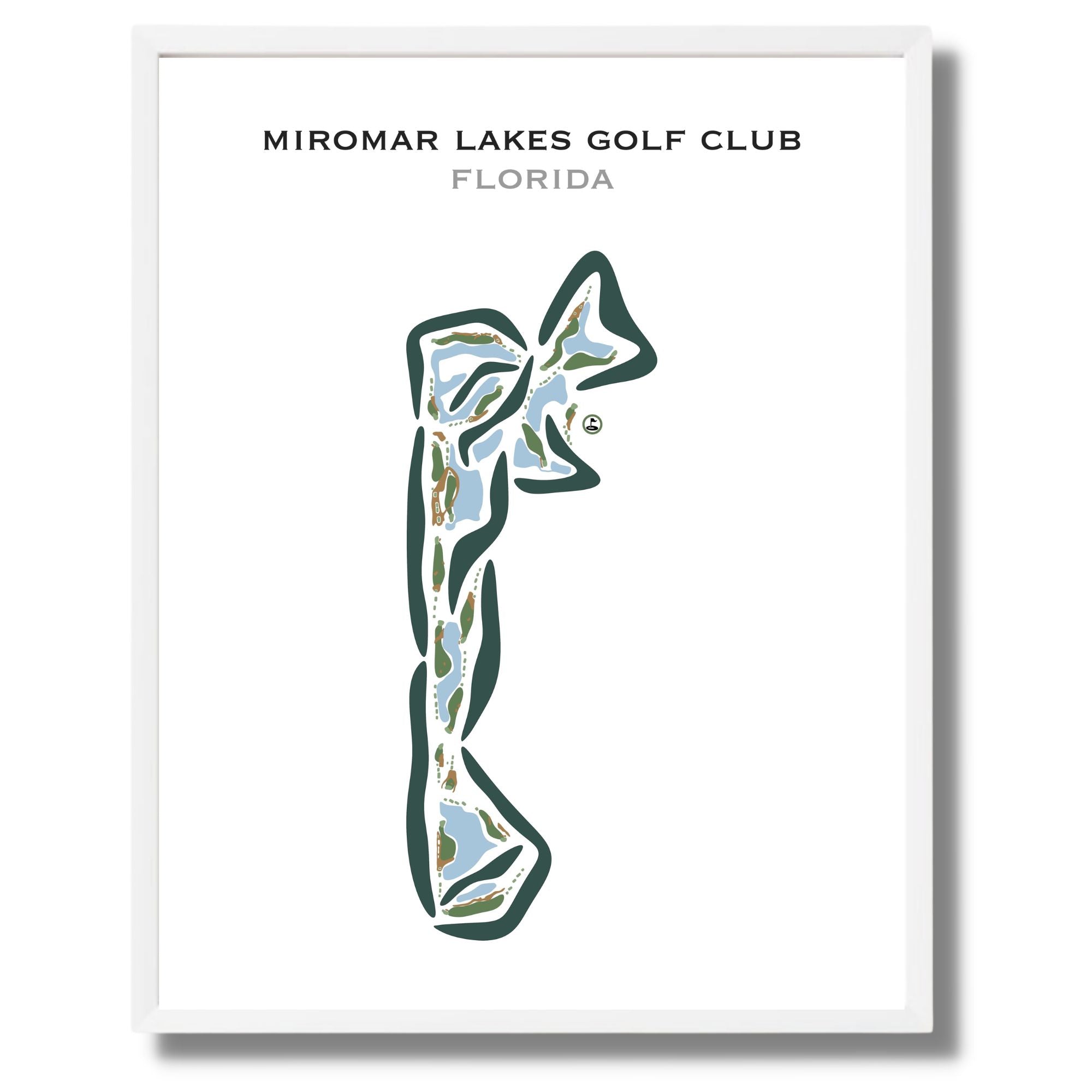 Miromar Lakes Golf Club, Florida - Printed Golf Courses