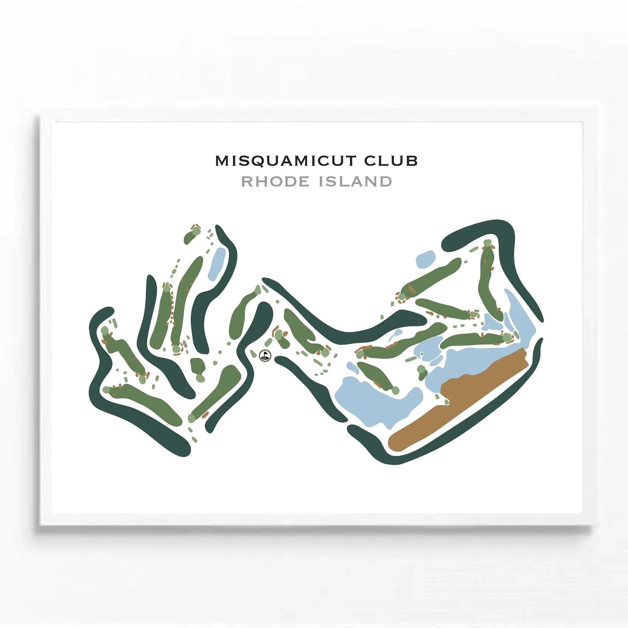 Misquamicut Club, Rhode Island - Printed Golf Course