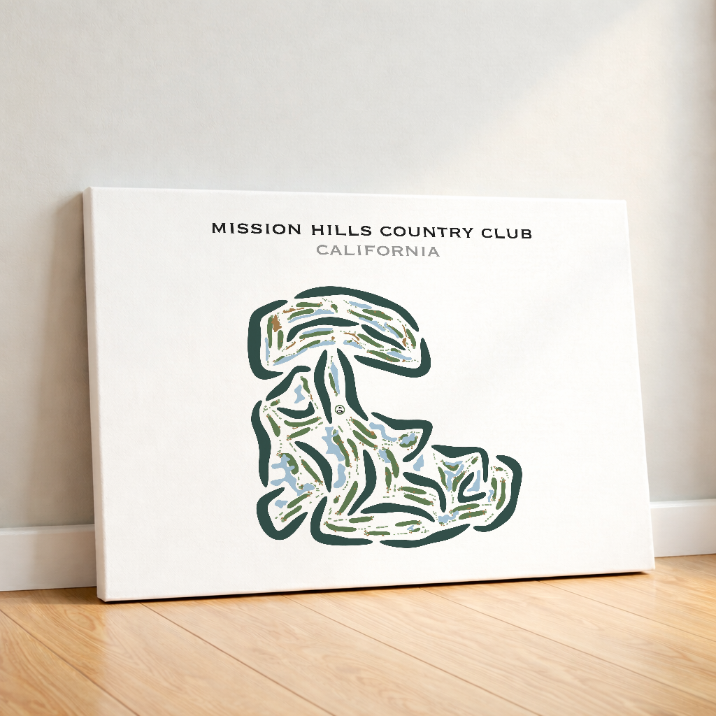 Mission Hills Country Club, California - Printed Golf Courses