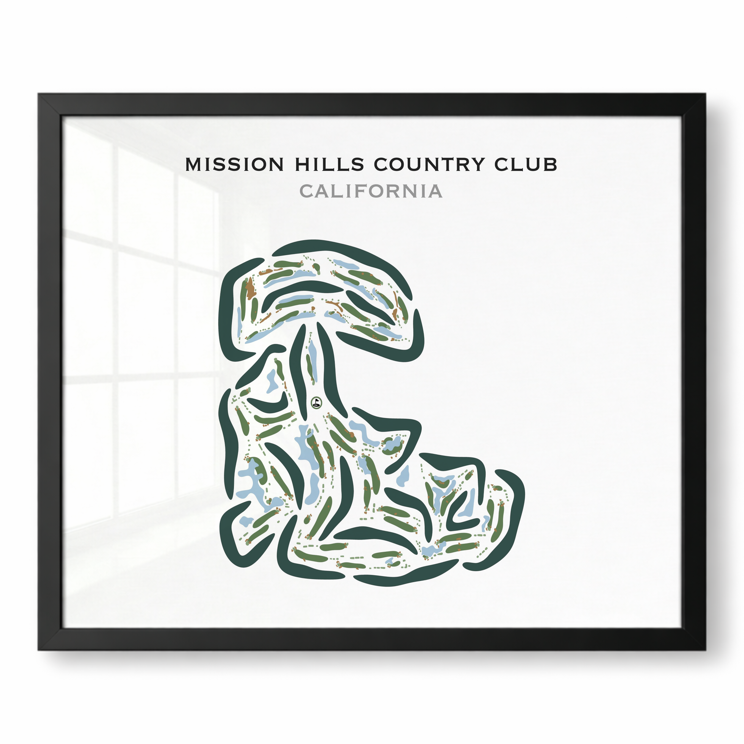 Mission Hills Country Club, California - Printed Golf Courses