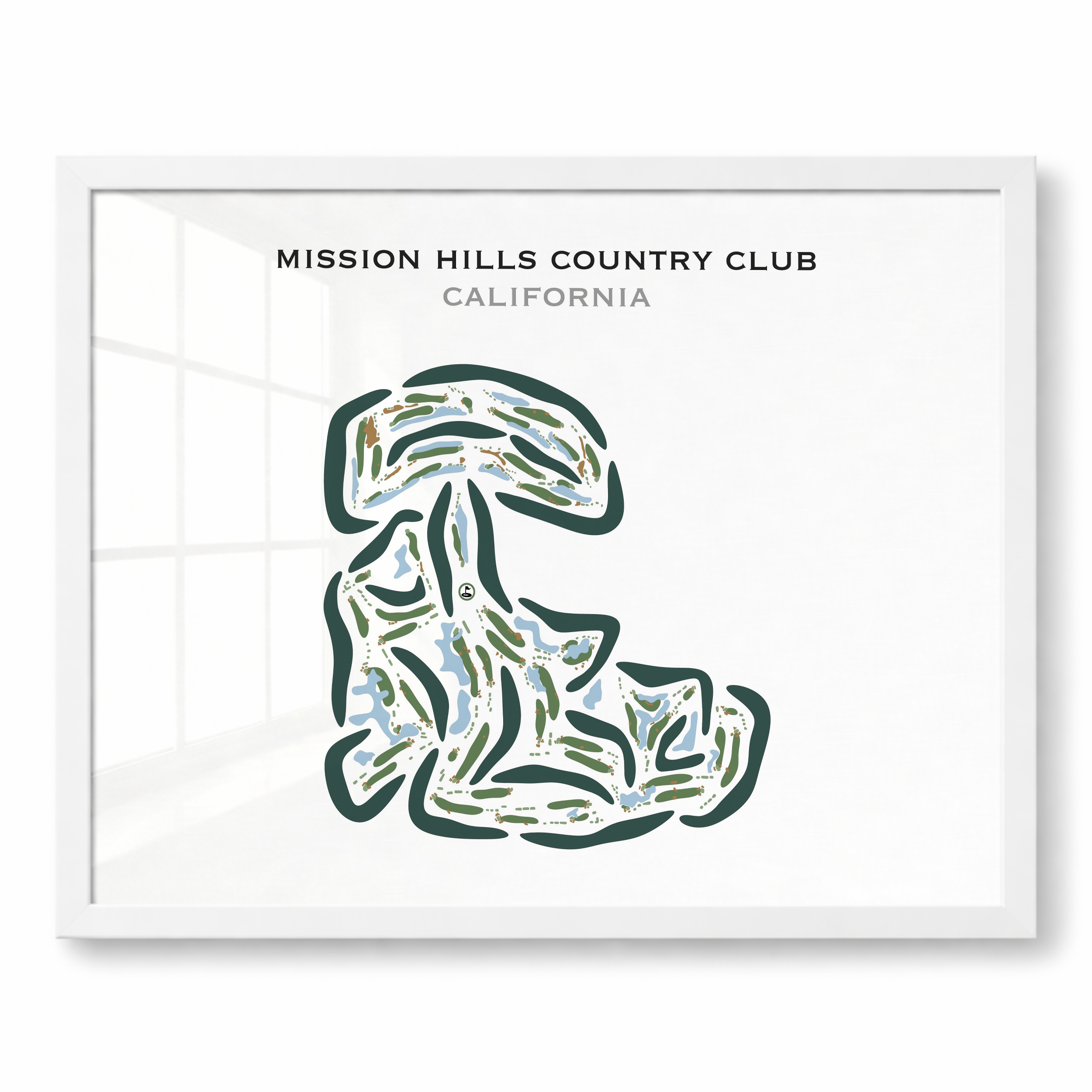 Mission Hills Country Club, California - Printed Golf Courses