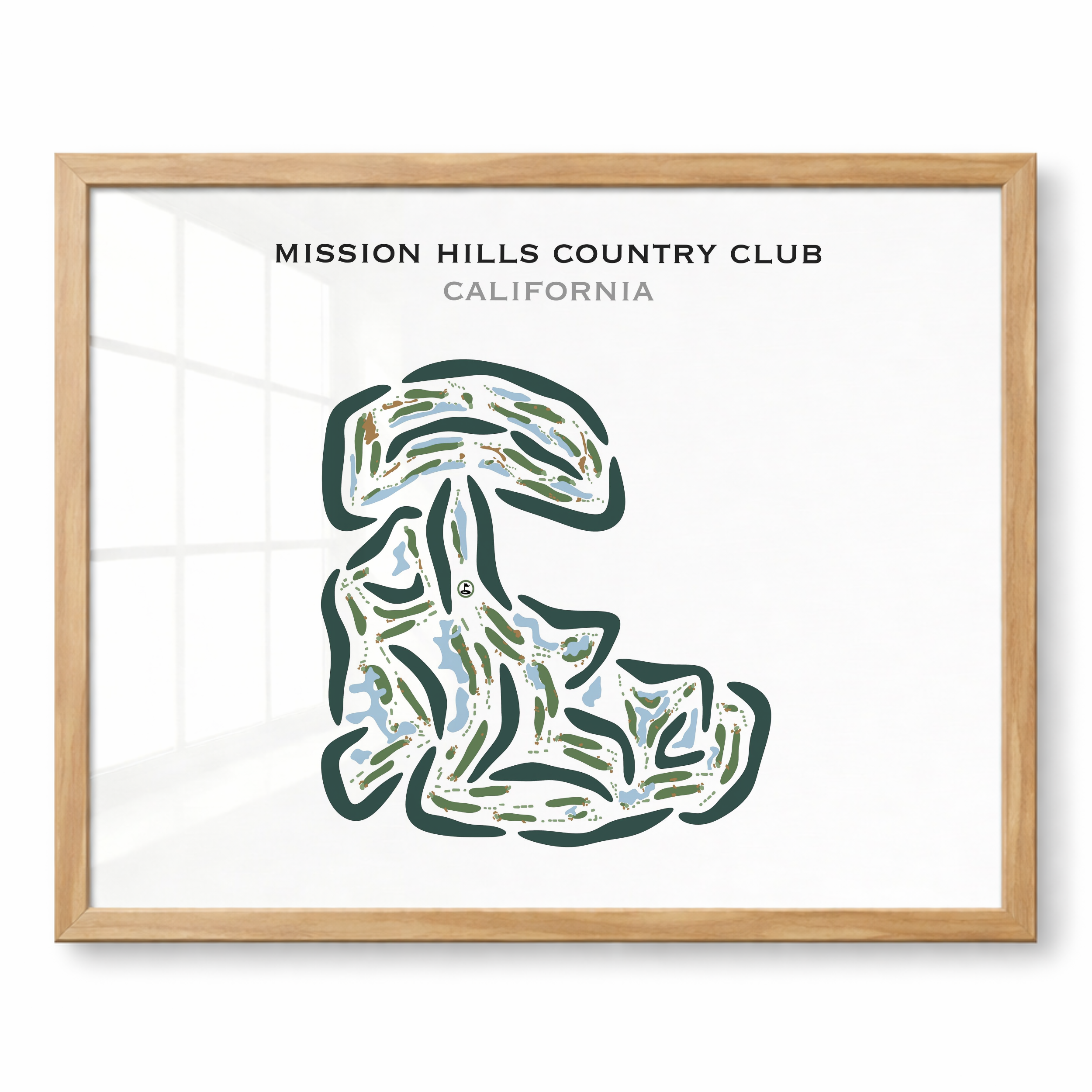 Mission Hills Country Club, California - Printed Golf Courses