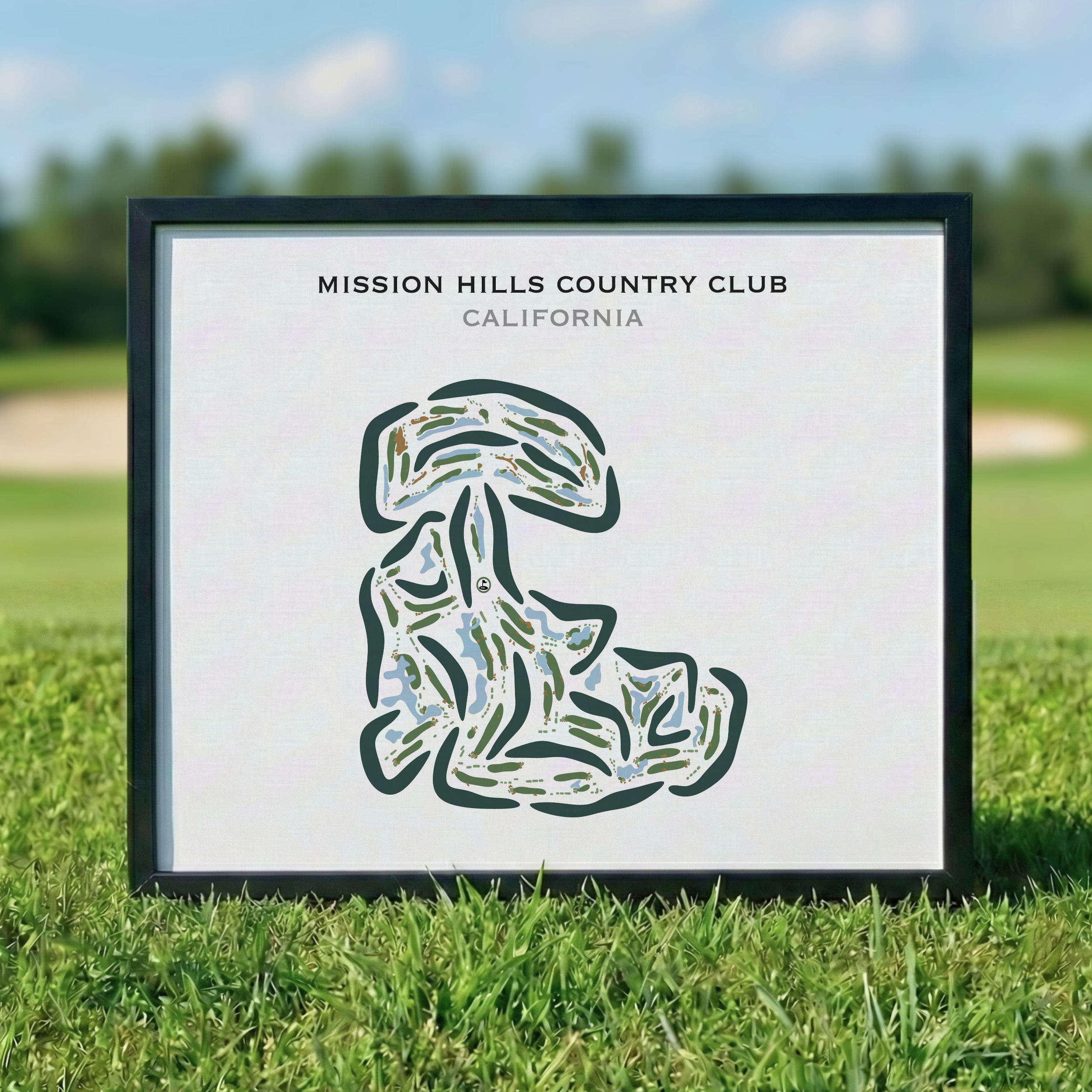 Mission Hills Country Club, California - Printed Golf Courses