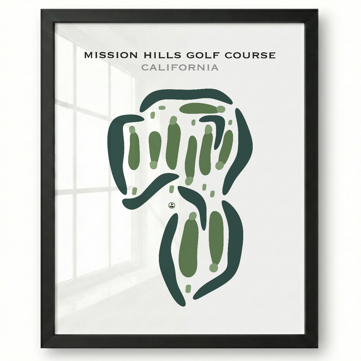 Mission Hills Golf Course, California - Printed Golf Courses