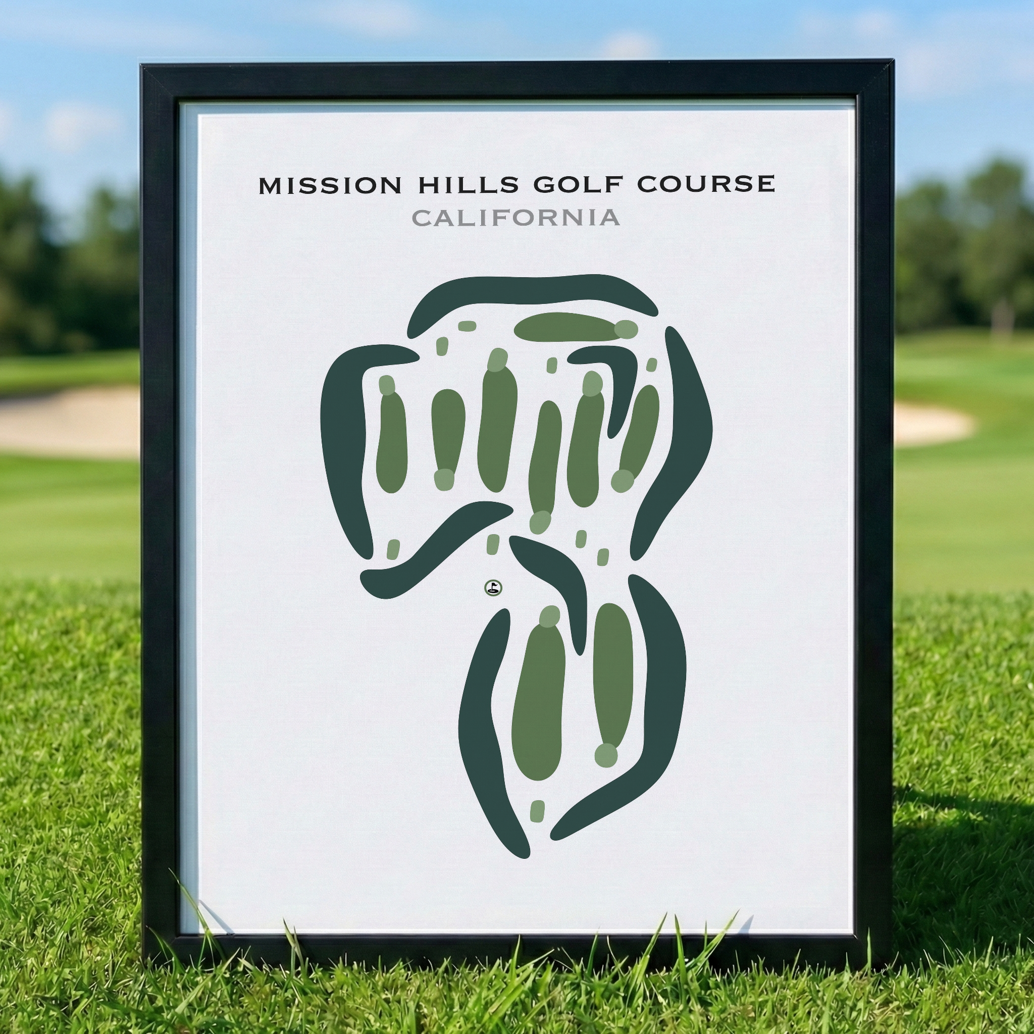 Mission Hills Golf Course, California - Printed Golf Courses