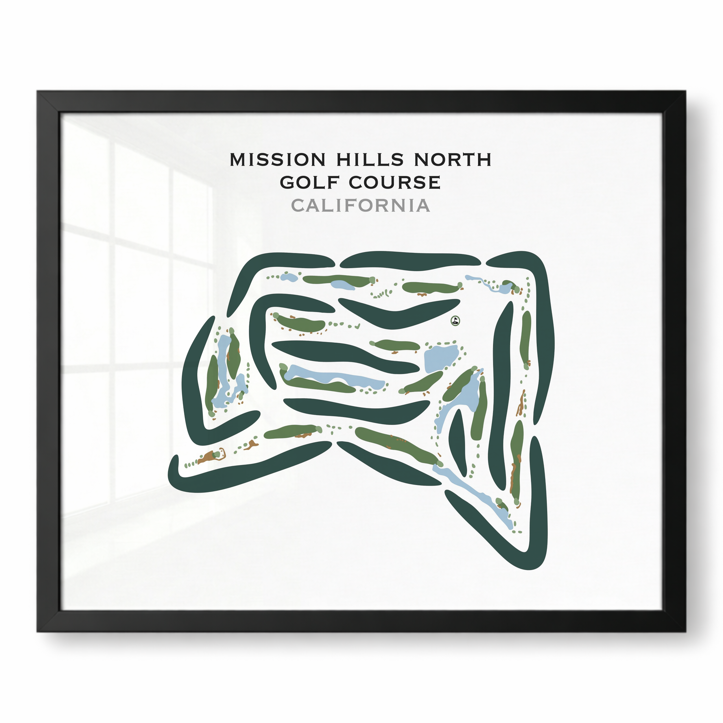 Mission Hills North Golf Course, California - Printed Golf Courses