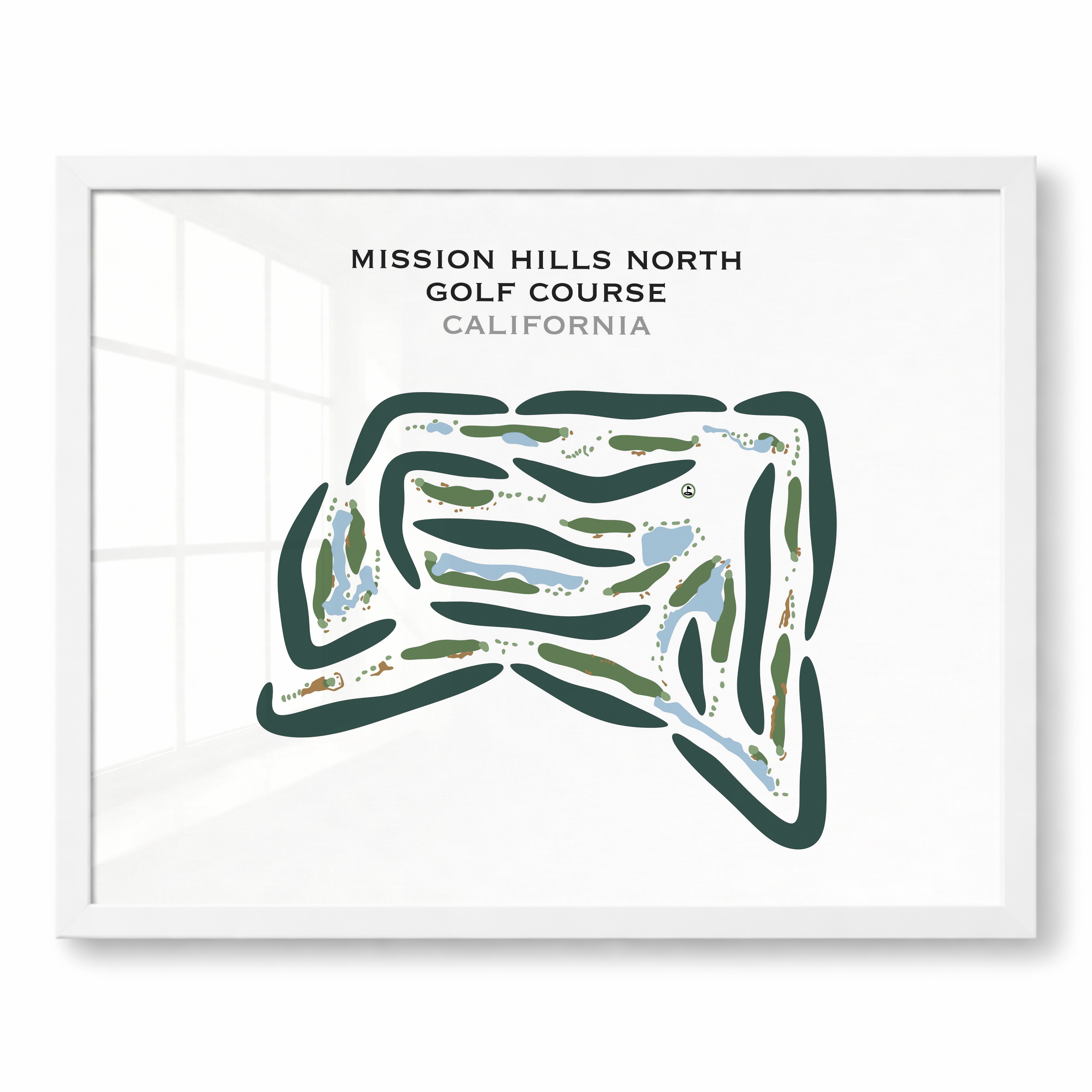 Mission Hills North Golf Course, California - Printed Golf Courses