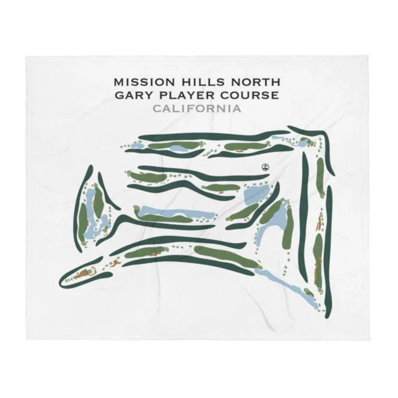 Mission Hills North Gary Player Course, California - Printed Golf Courses