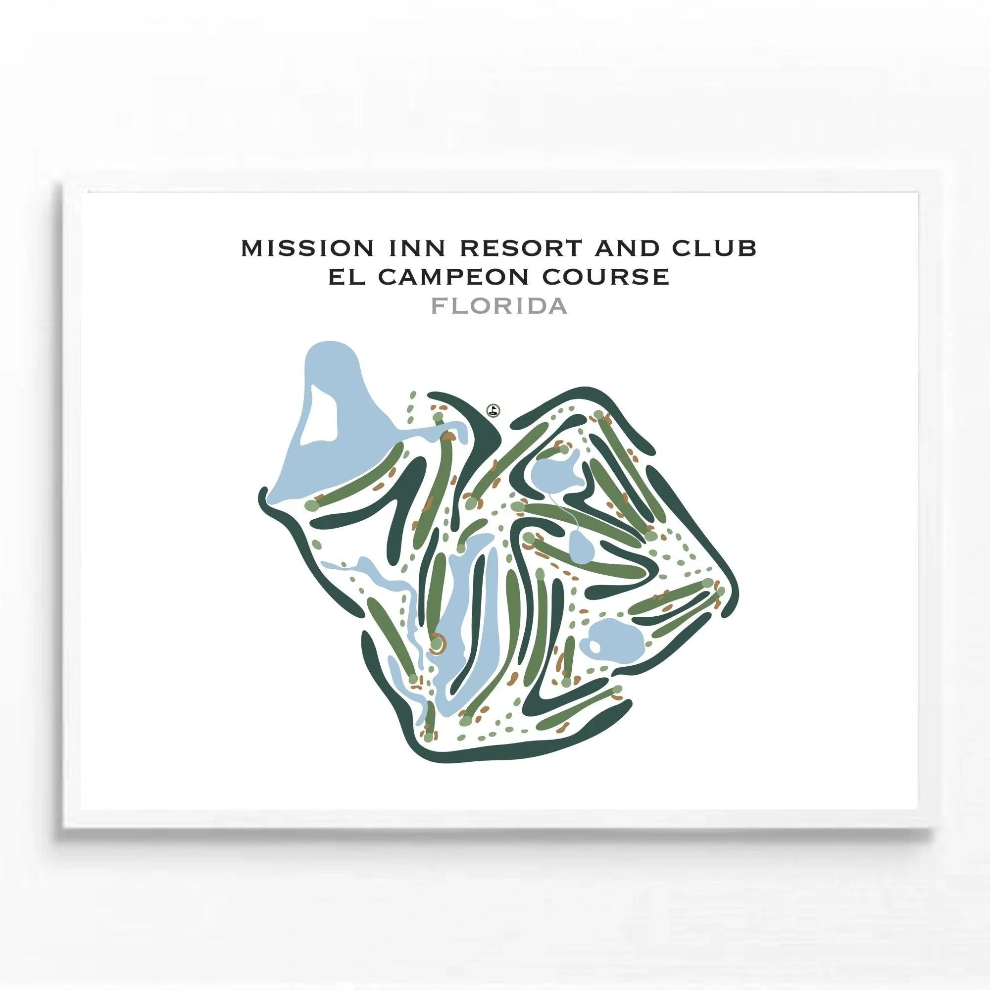 Mission Inn Resort & Club El Campeón Course, Florida - Printed Golf Courses