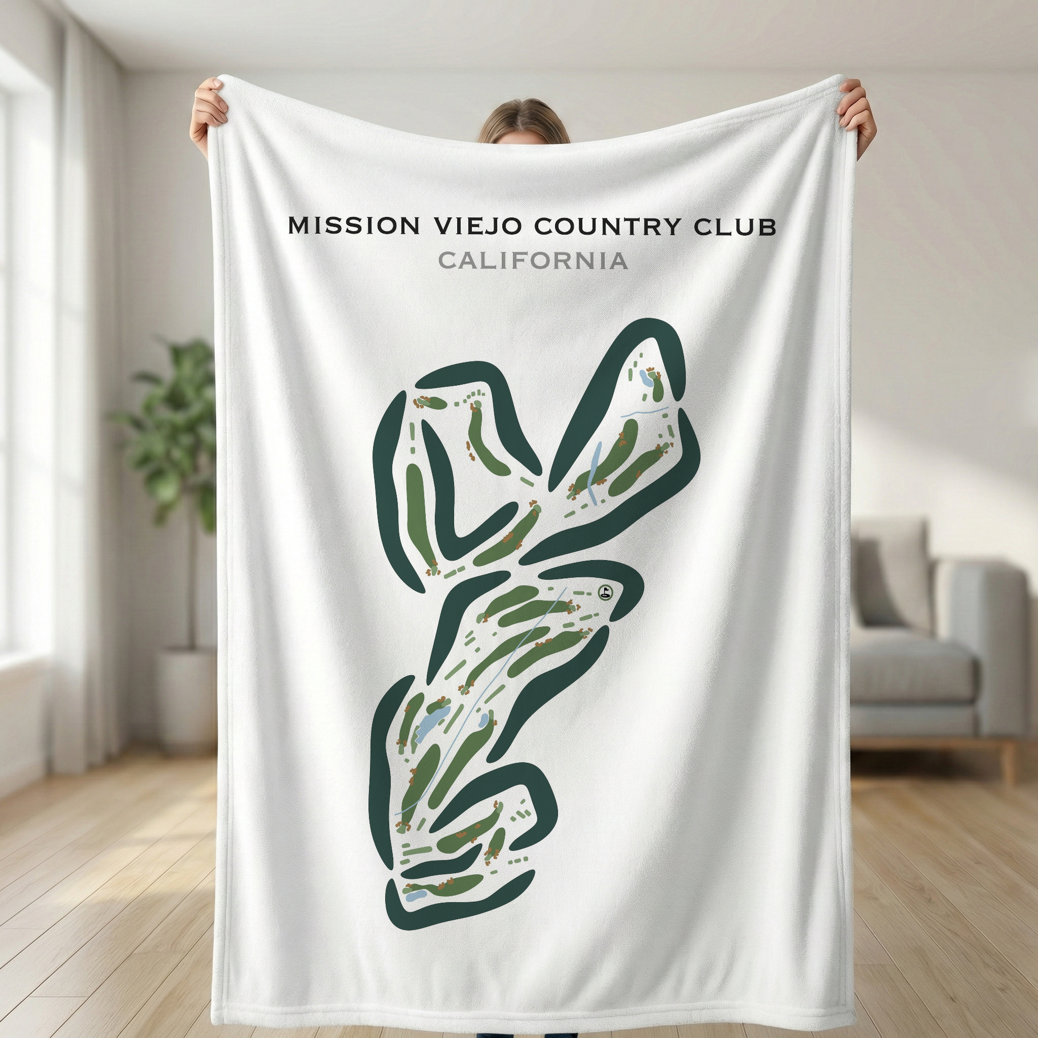 Mission Viejo Country Club, California - Printed Golf Courses