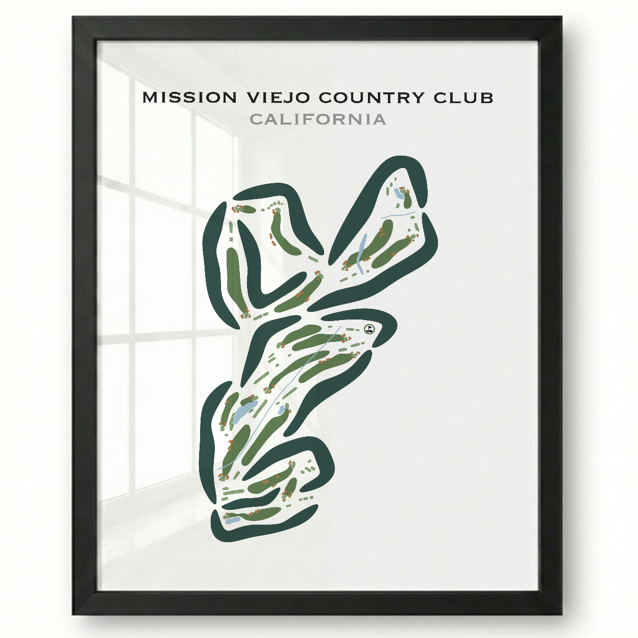 Mission Viejo Country Club, California - Printed Golf Courses