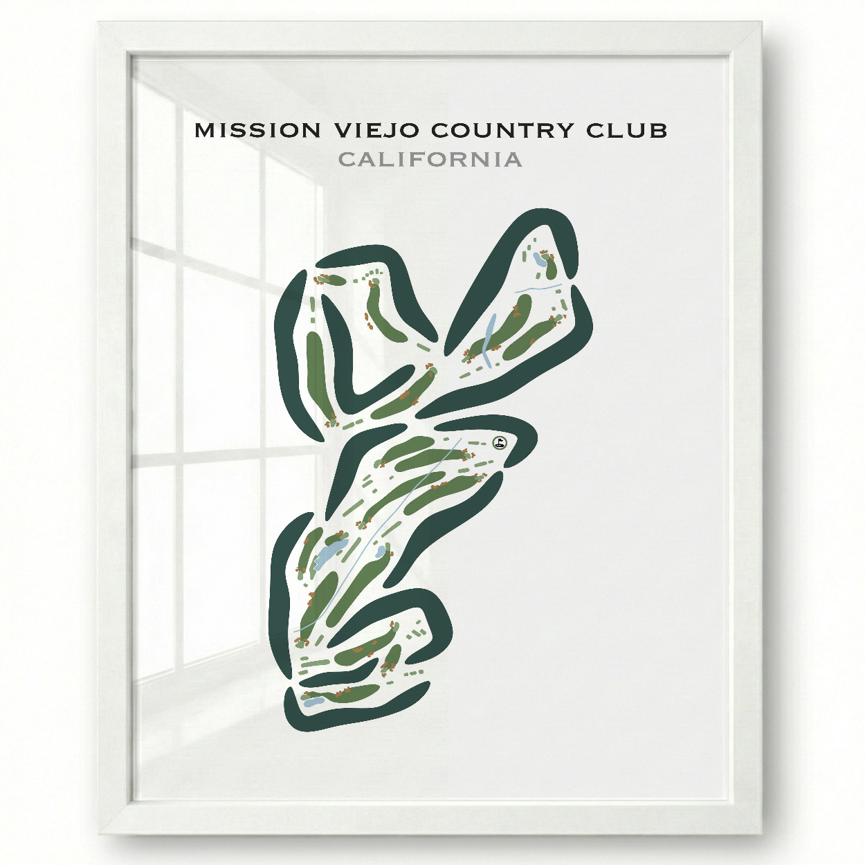 Mission Viejo Country Club, California - Printed Golf Courses