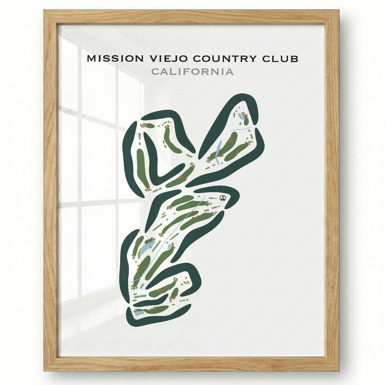 Mission Viejo Country Club, California - Printed Golf Courses