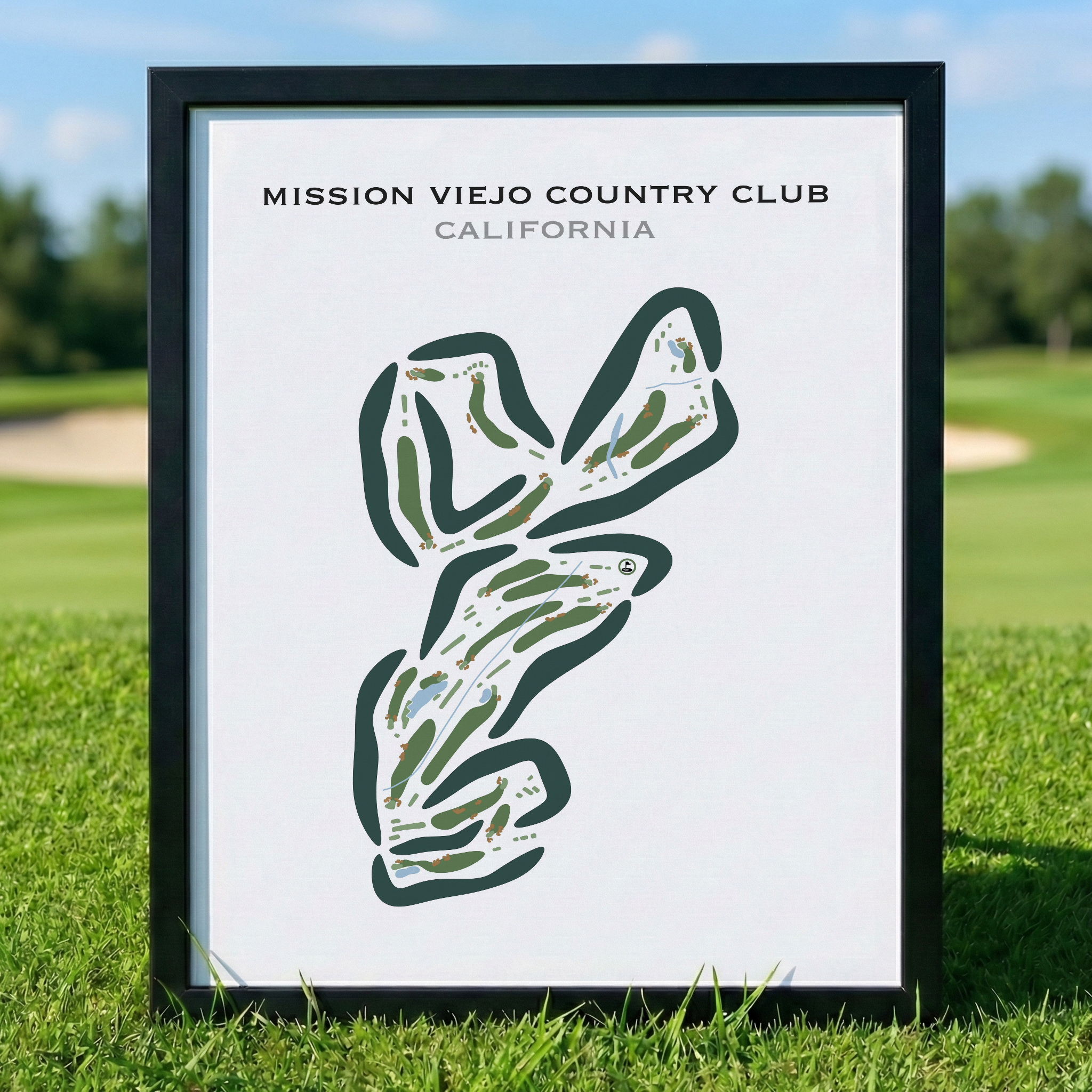 Mission Viejo Country Club, California - Printed Golf Courses