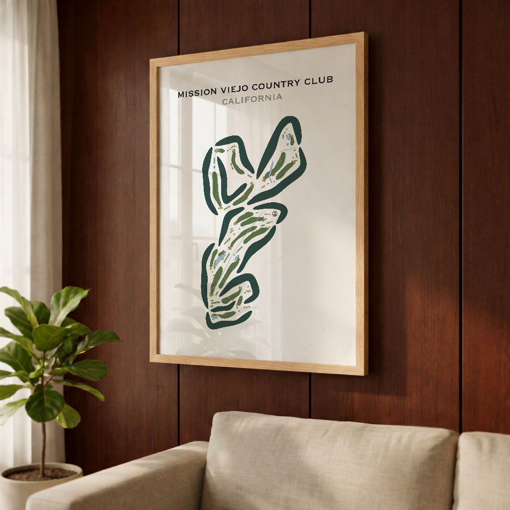 Mission Viejo Country Club, California - Printed Golf Courses