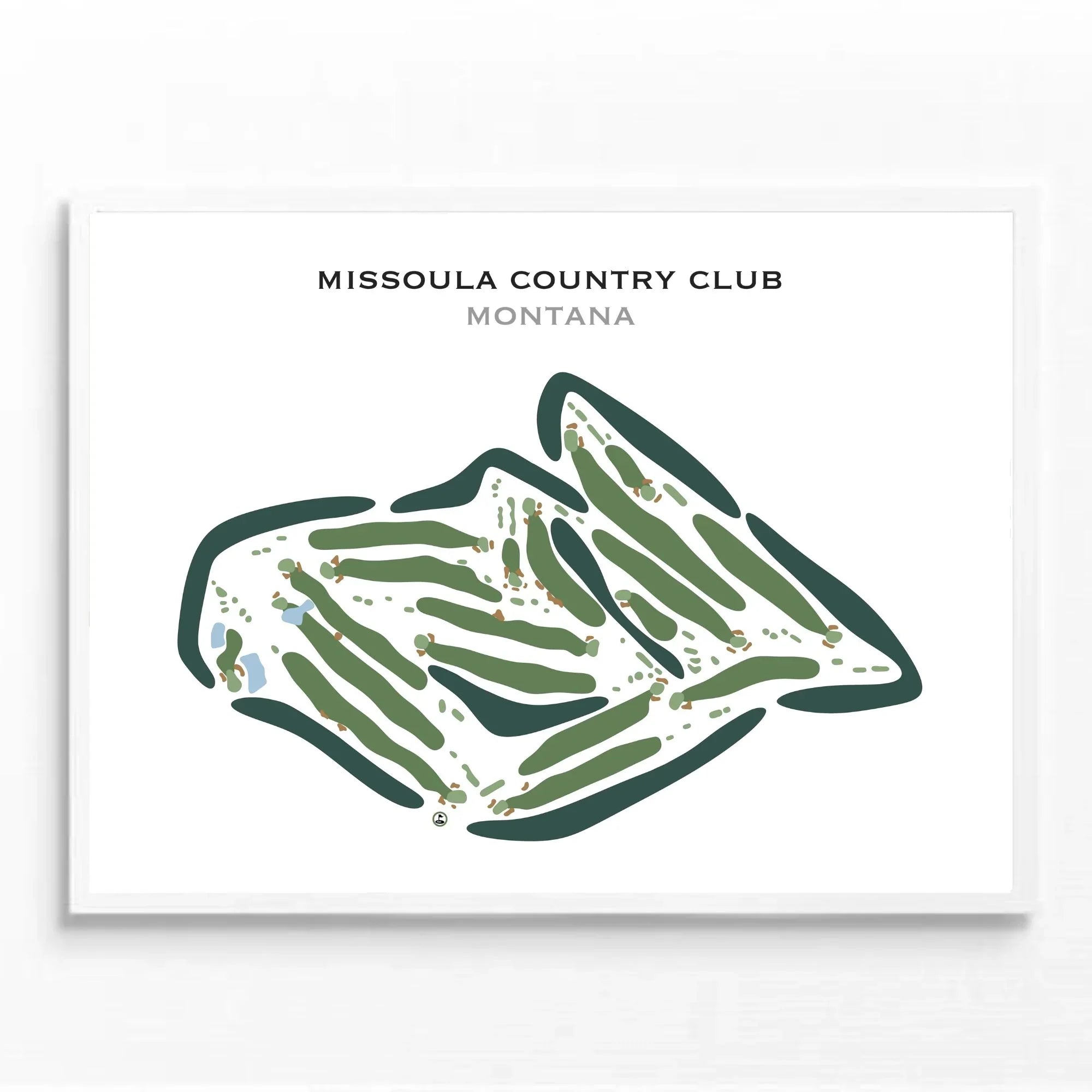 Missoula Country Club, Montana - Printed Golf Courses
