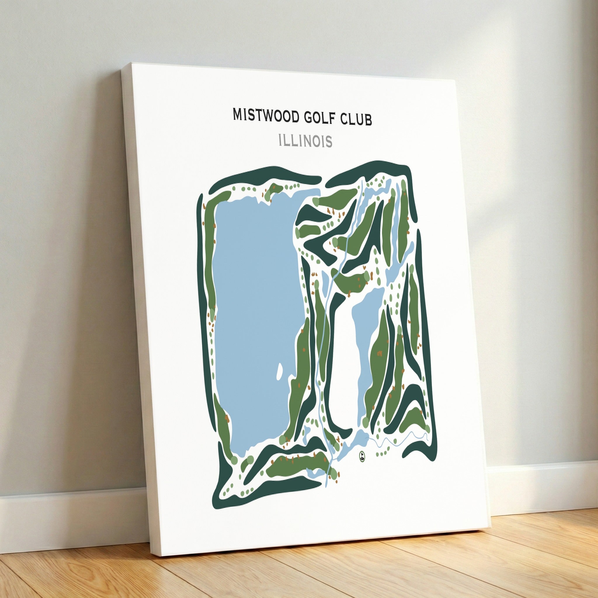 Mistwood Golf Club, Illinois - Printed Golf Courses