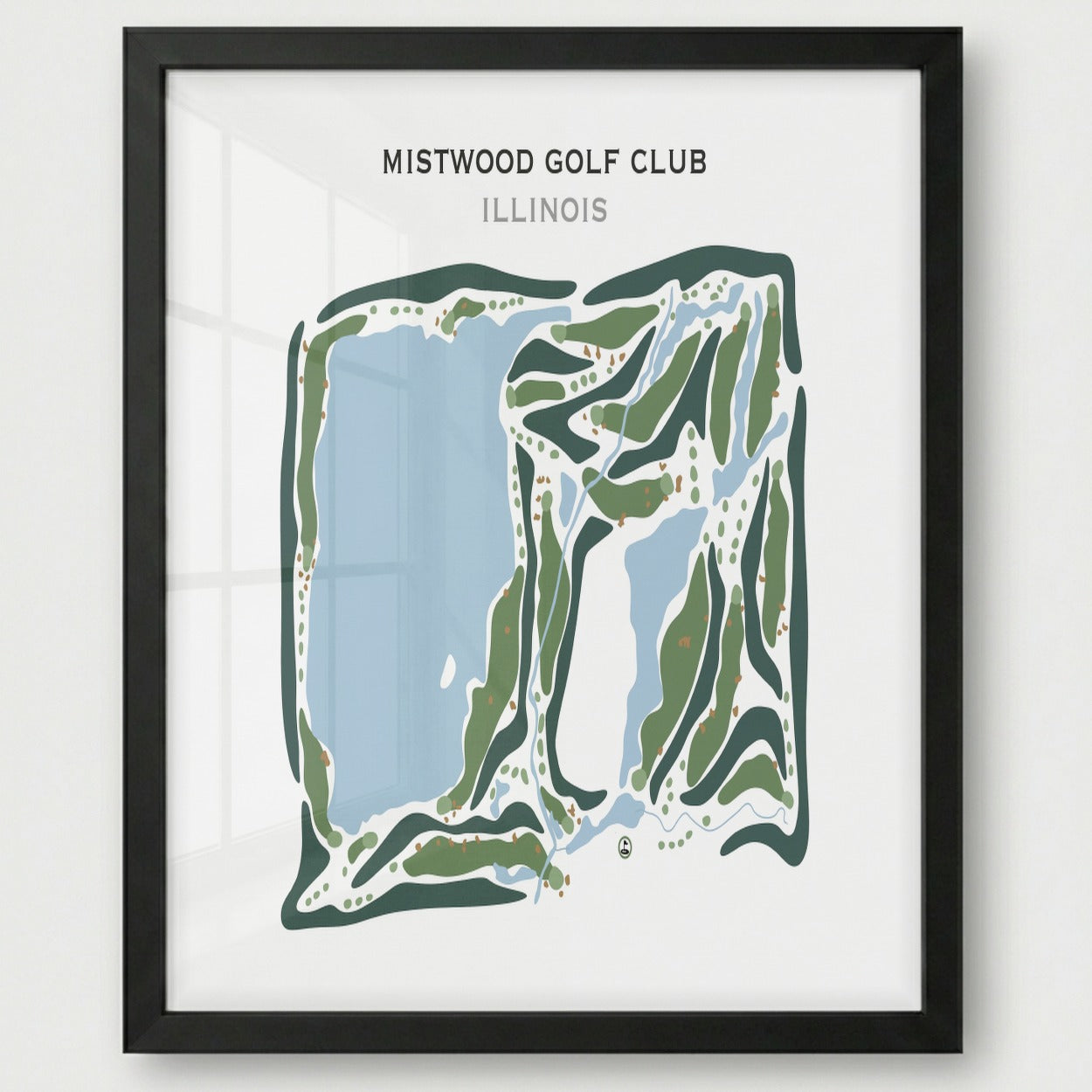 Mistwood Golf Club, Illinois - Printed Golf Courses