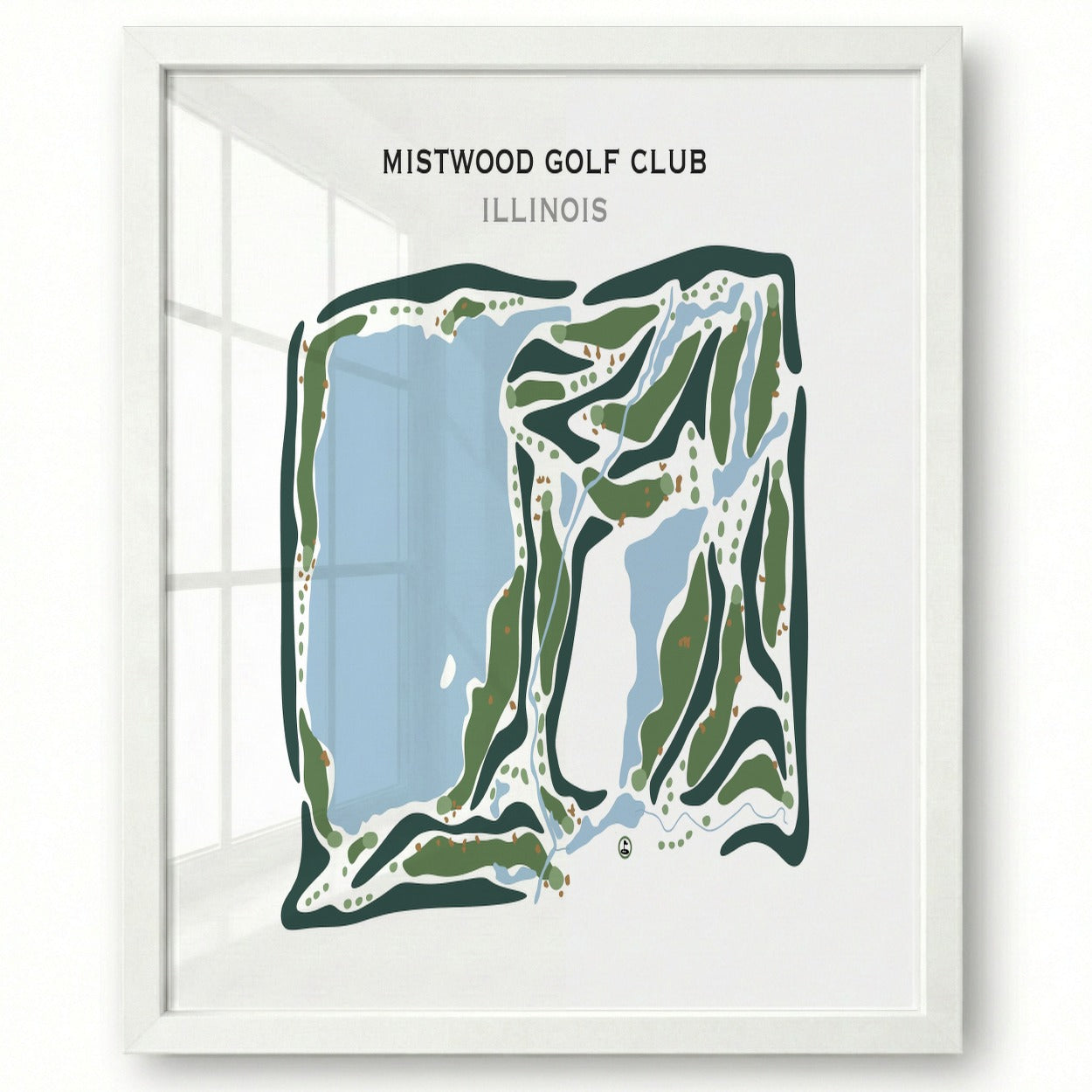 Mistwood Golf Club, Illinois - Printed Golf Courses