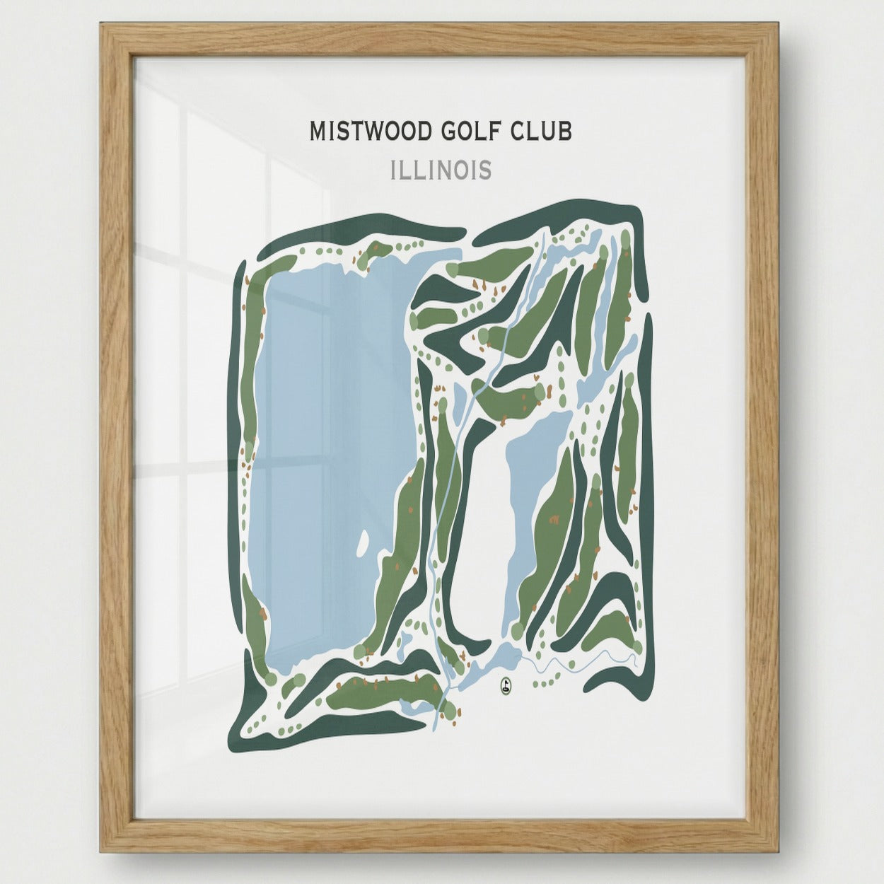 Mistwood Golf Club, Illinois - Printed Golf Courses
