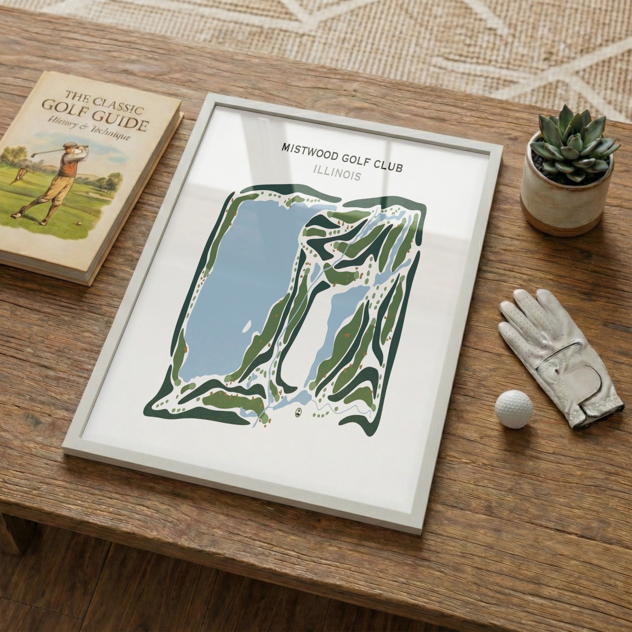 Mistwood Golf Club, Illinois - Printed Golf Courses