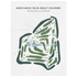 Moccasin Run Golf Course, Pennsylvania - Printed Golf Courses