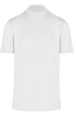 Men’s White Mock Neck Stretch Fit Polo Shirt by ReadyGOLF