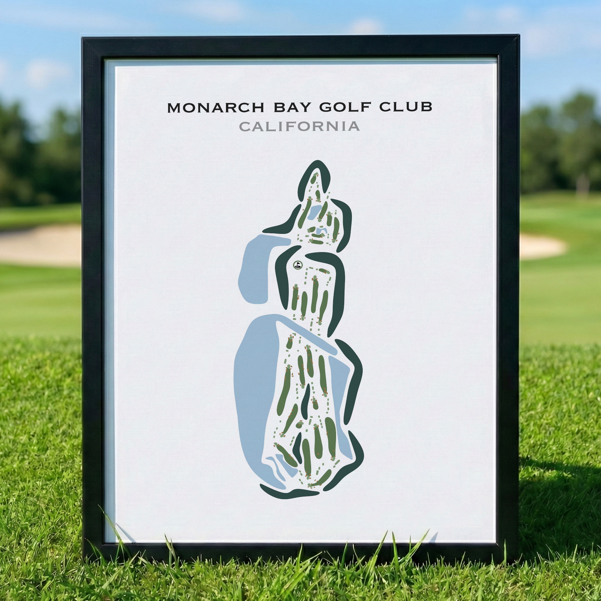 Monarch Bay Golf Club, California - Printed Golf Courses