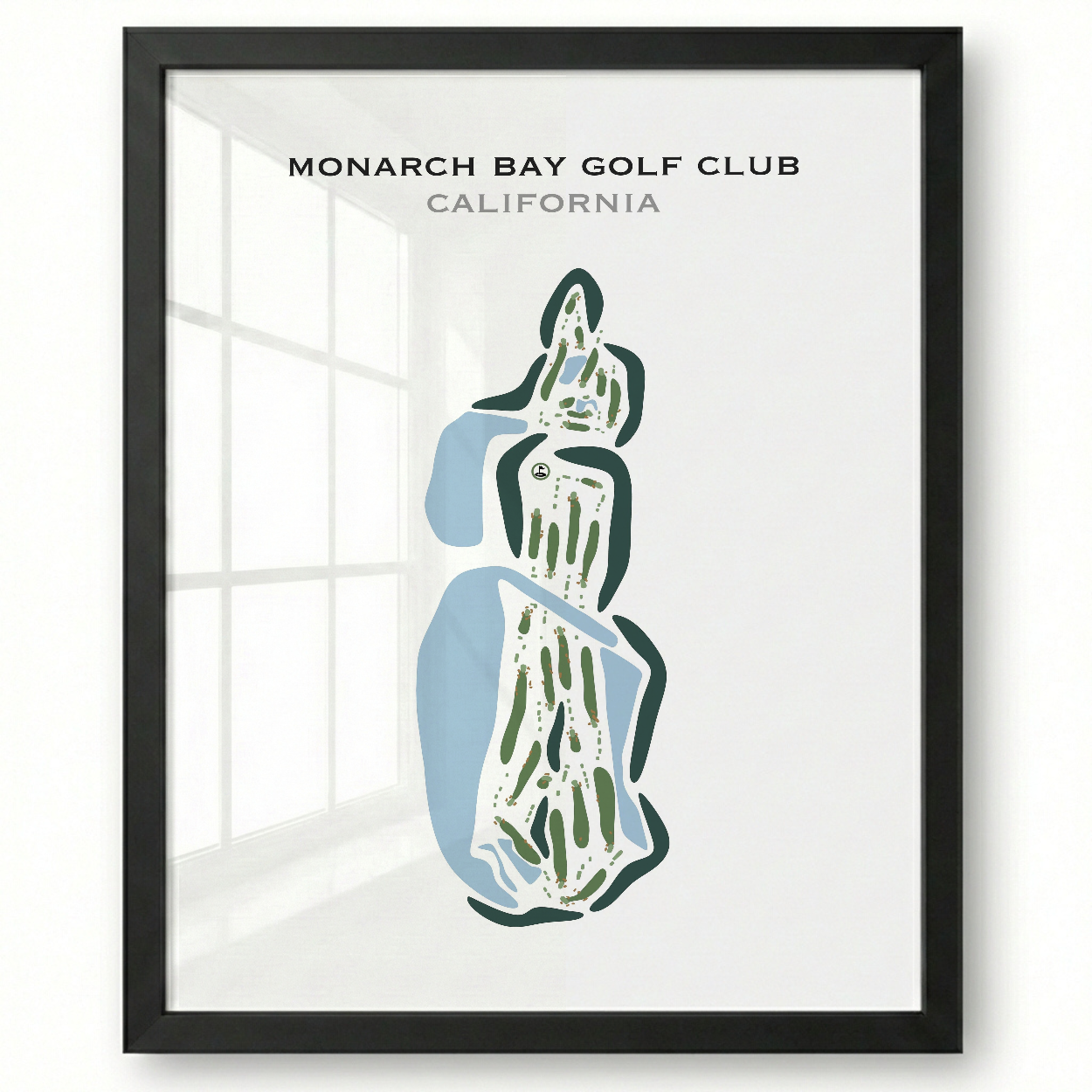 Monarch Bay Golf Club, California - Printed Golf Courses