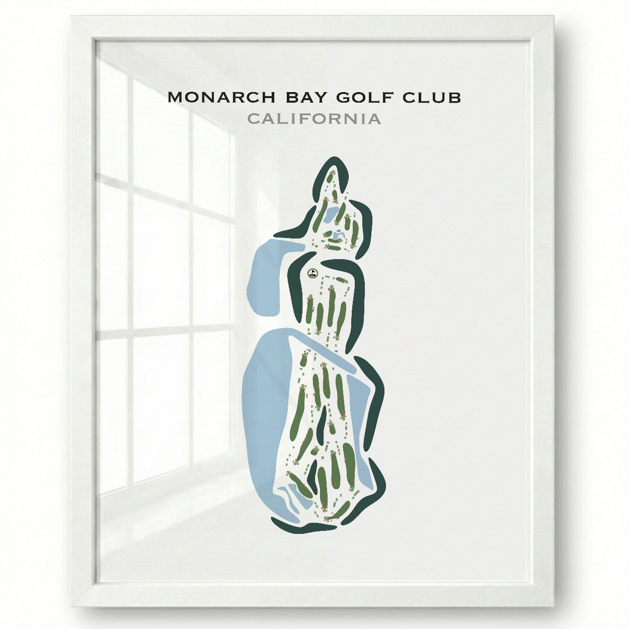 Monarch Bay Golf Club, California - Printed Golf Courses