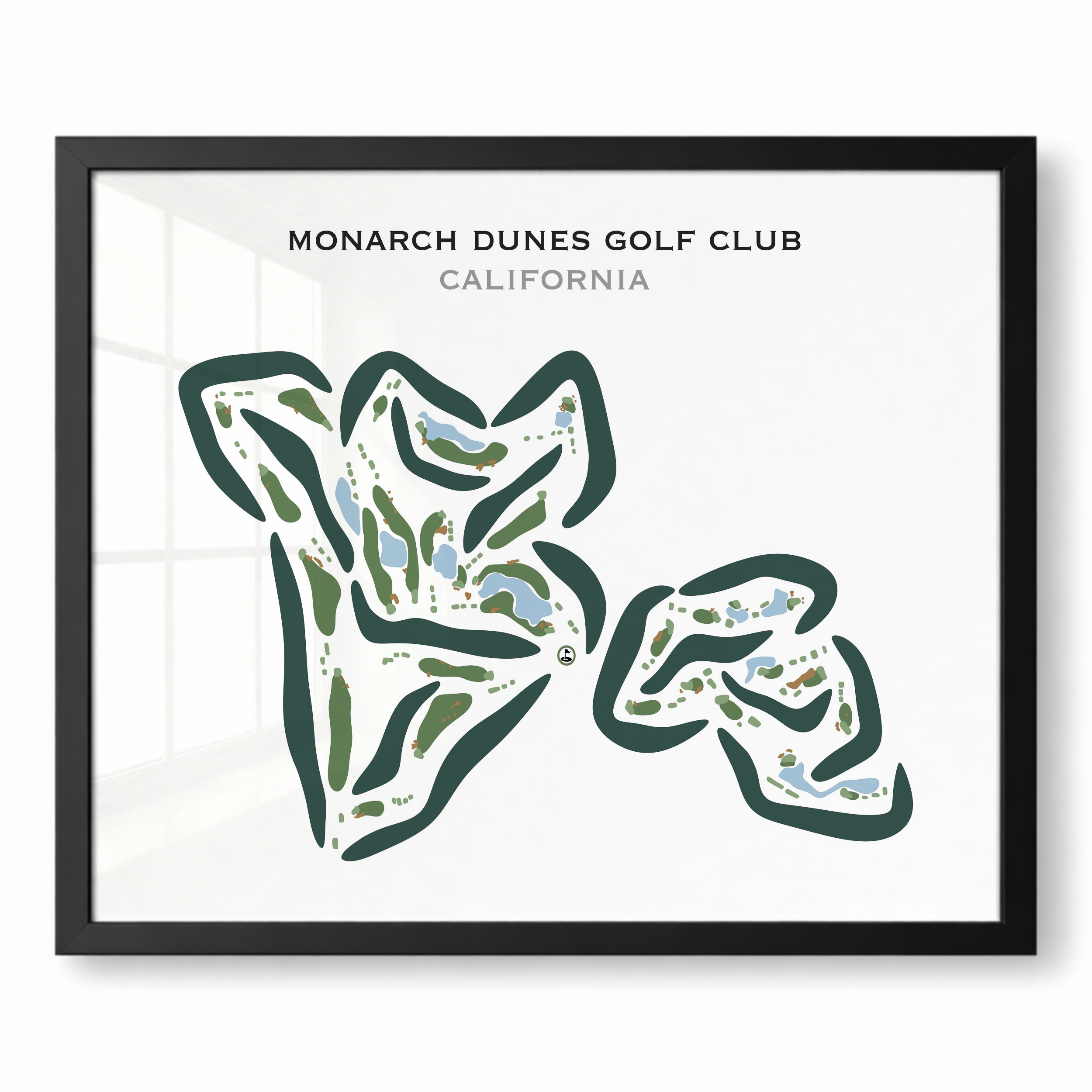 Monarch Dunes Golf Club, California - Printed Golf Courses