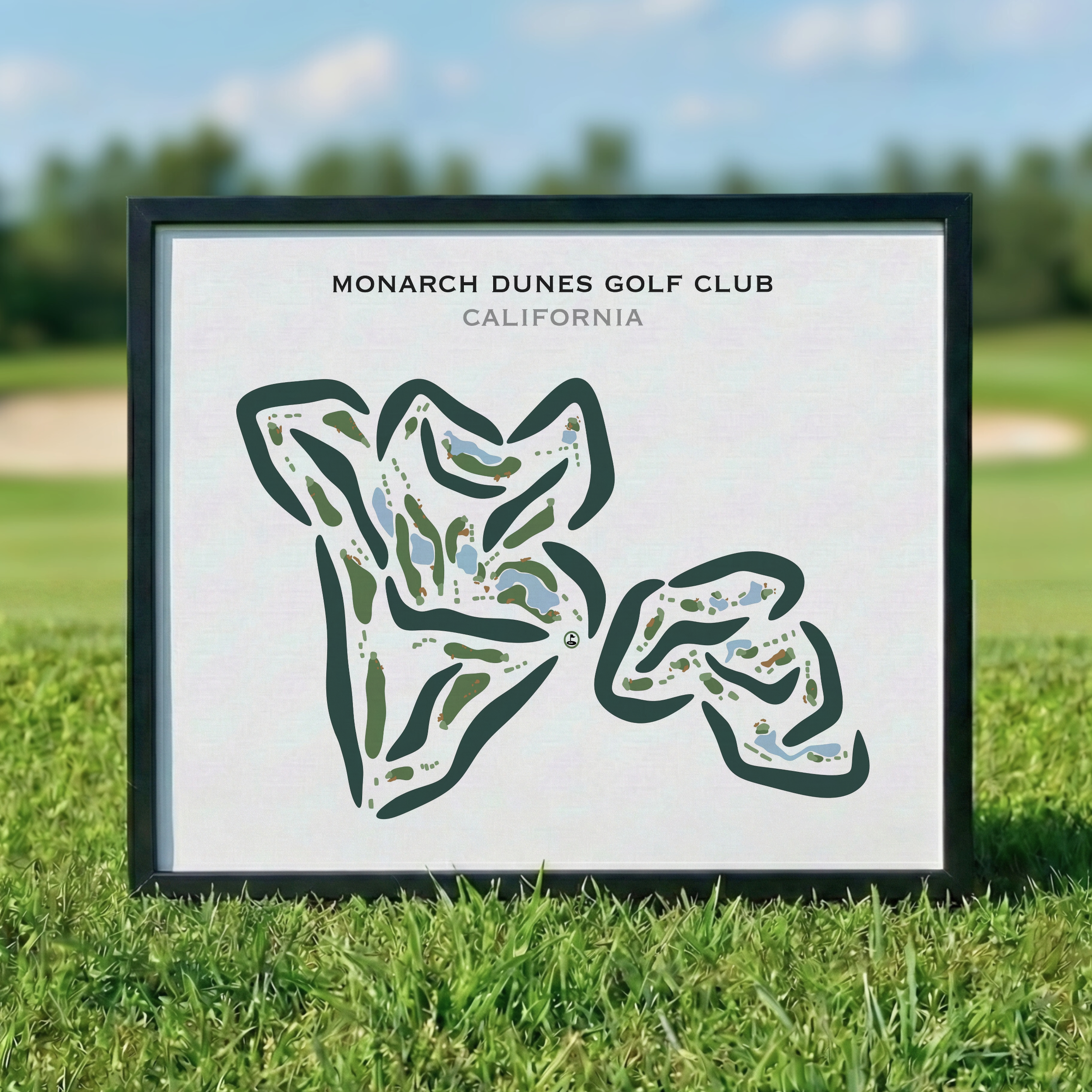Monarch Dunes Golf Club, California - Printed Golf Courses
